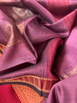 Handwoven Maheshwari Kurta Dupatta Set - Maroon & Mauve
