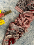 Natural Dyed Bagh Block Print Cotton Suit