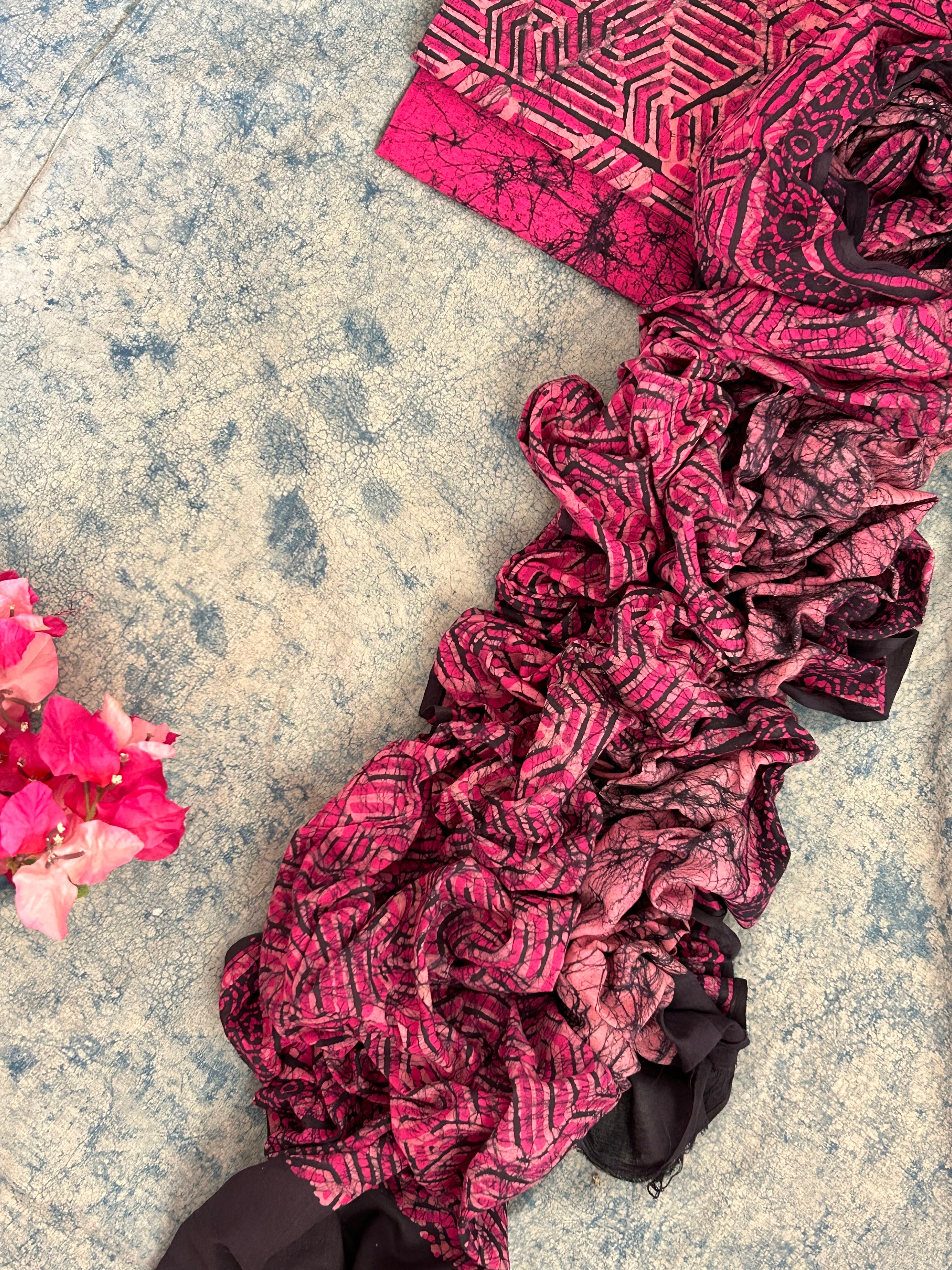 Handblock Batik Cotton Suit