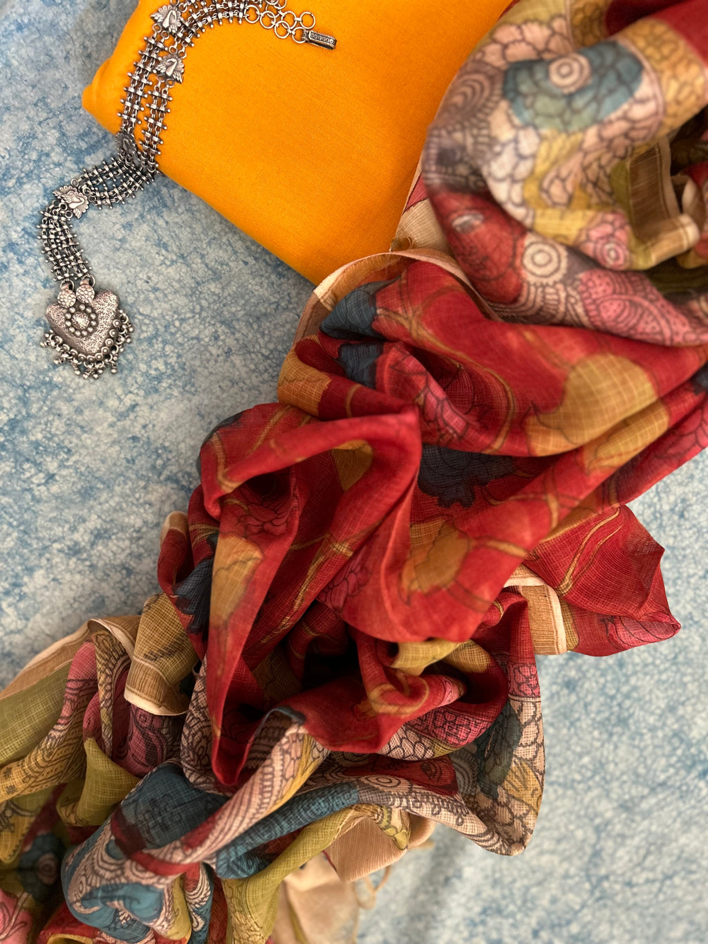 Handwoven Handcrafted Kalamkari Set