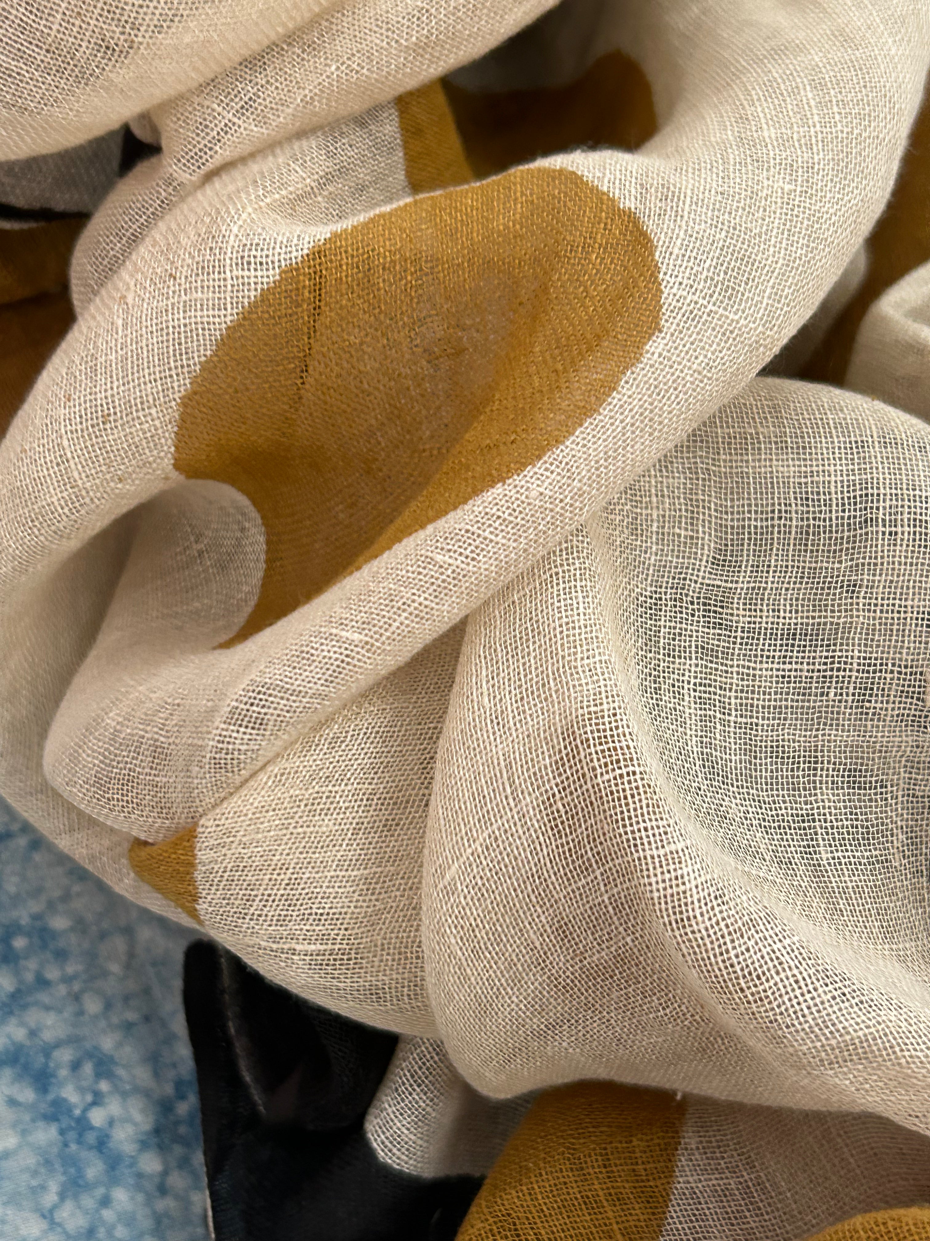 Handcrafted Linen Kurta Dupatta Set