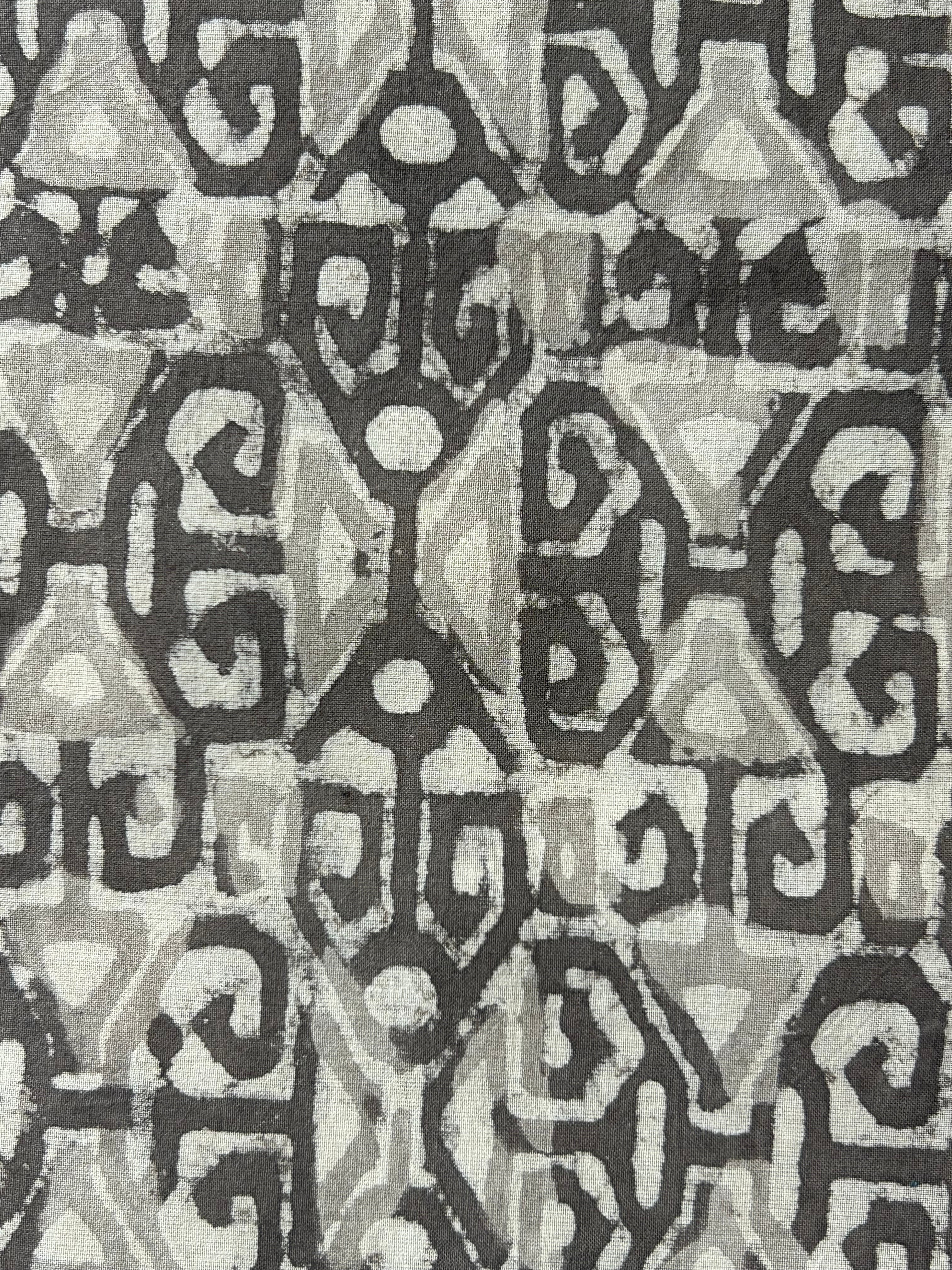 Daboo Handblock 2.5m Cotton Fabric
