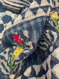 Handblock Handdone Embroidery Cotton Kota Suit