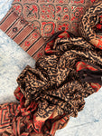 Natural Dyes Handblock Ajrakh Cotton Suit