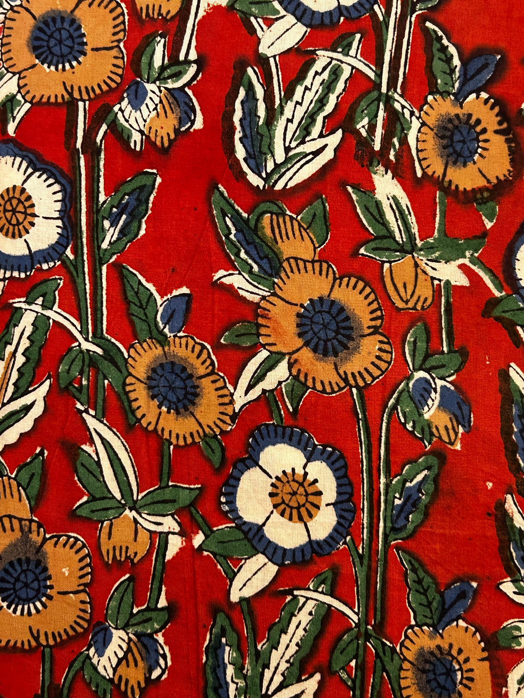 Handblock Print 2.5m Cotton Fabric