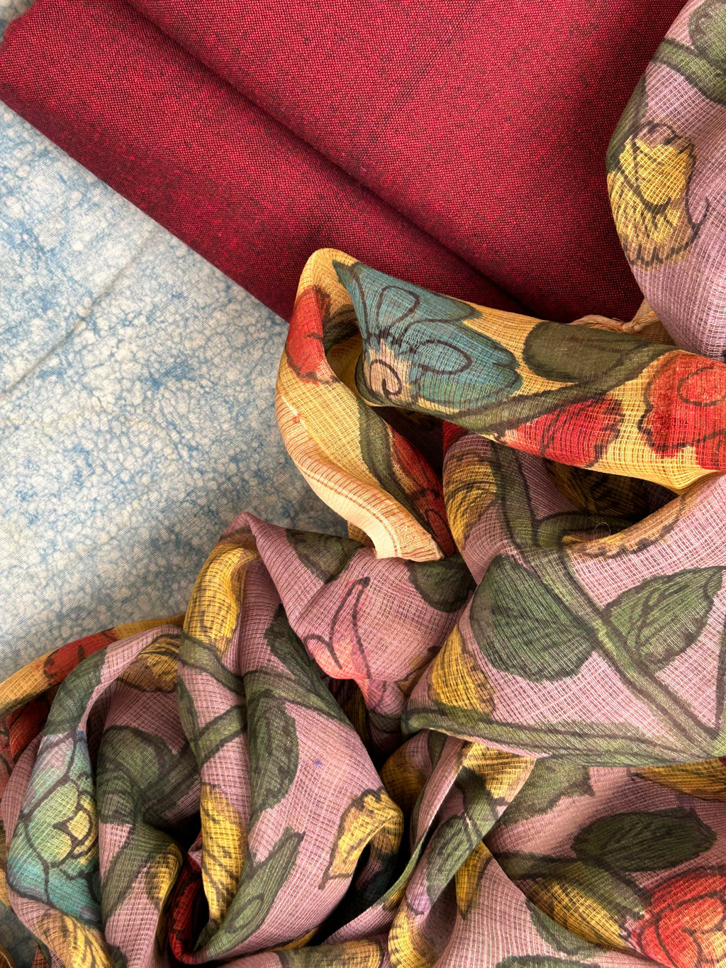 Handwoven Handcrafted Kalamkari Set