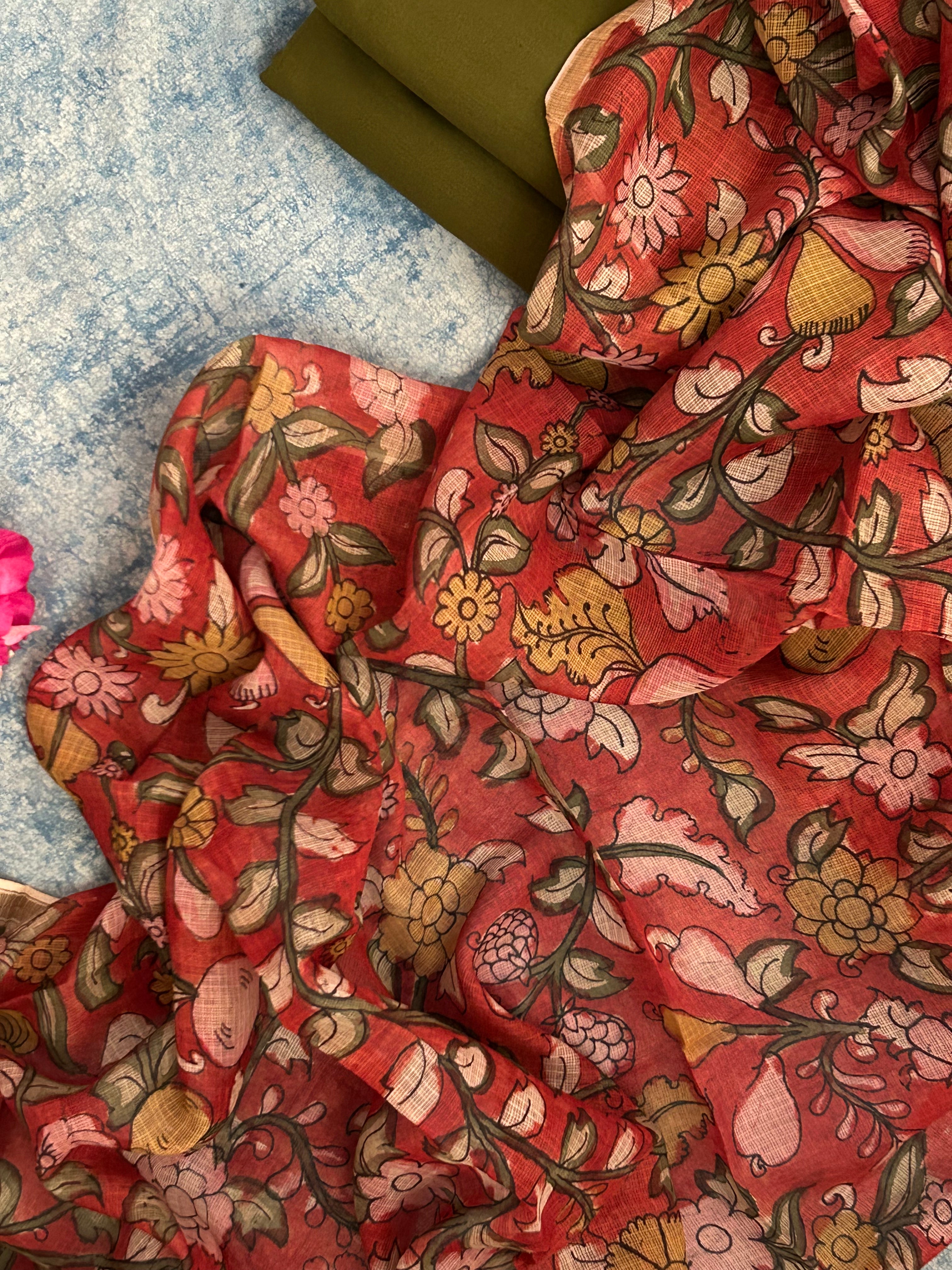 Handwoven Handcrafted Kalamkari Set