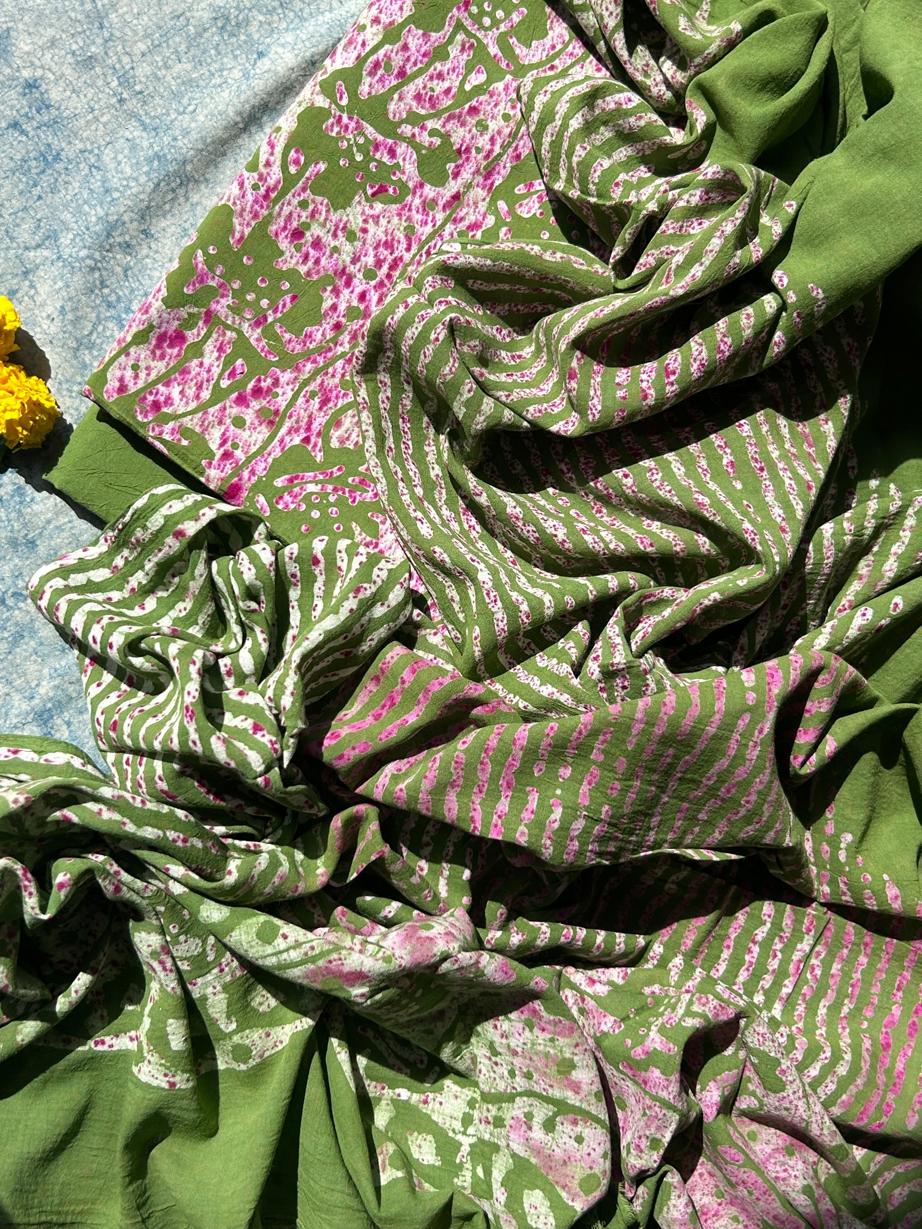 Handblock Batik Cotton Suit