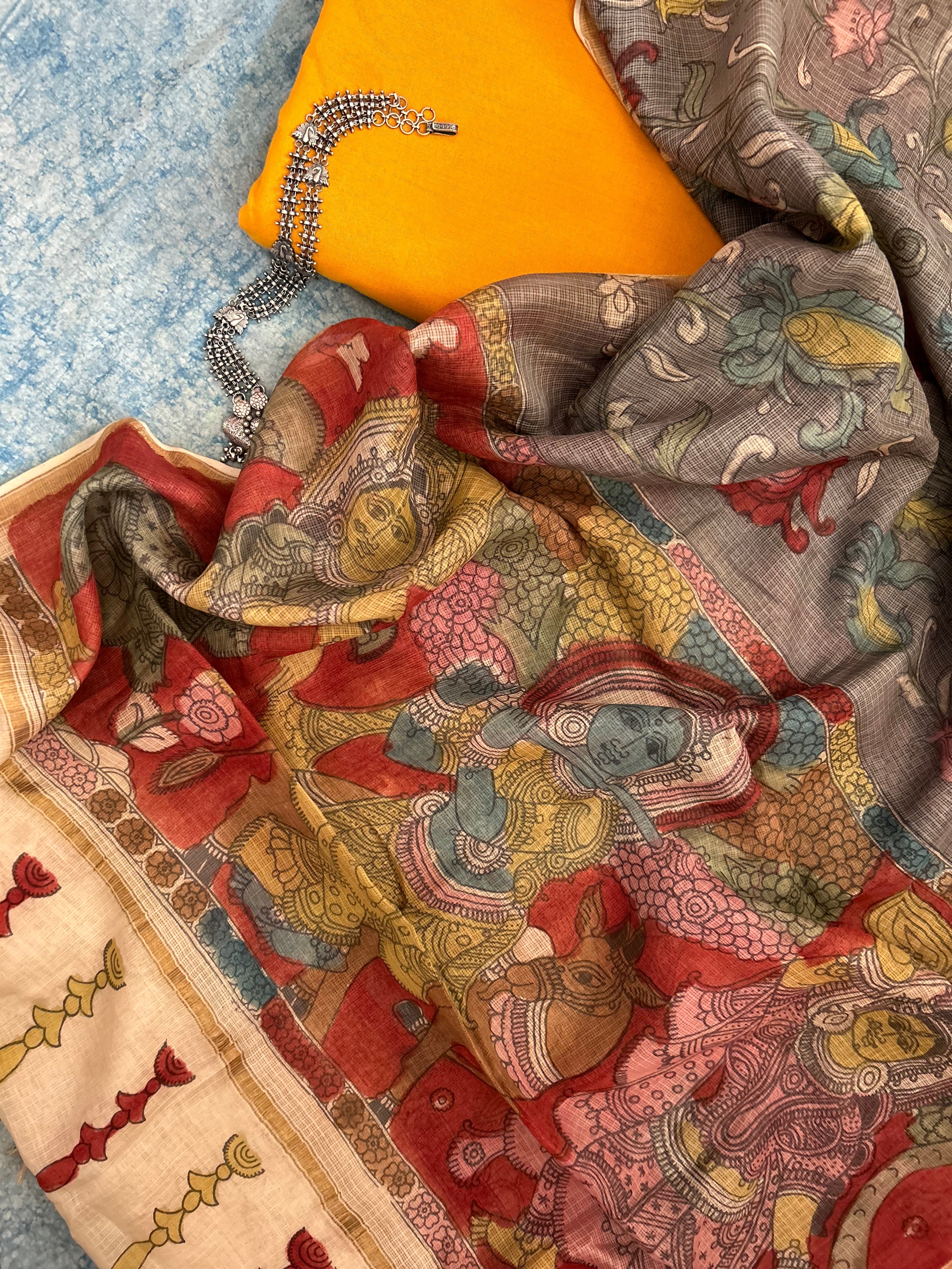 Handwoven Handcrafted Kalamkari Set