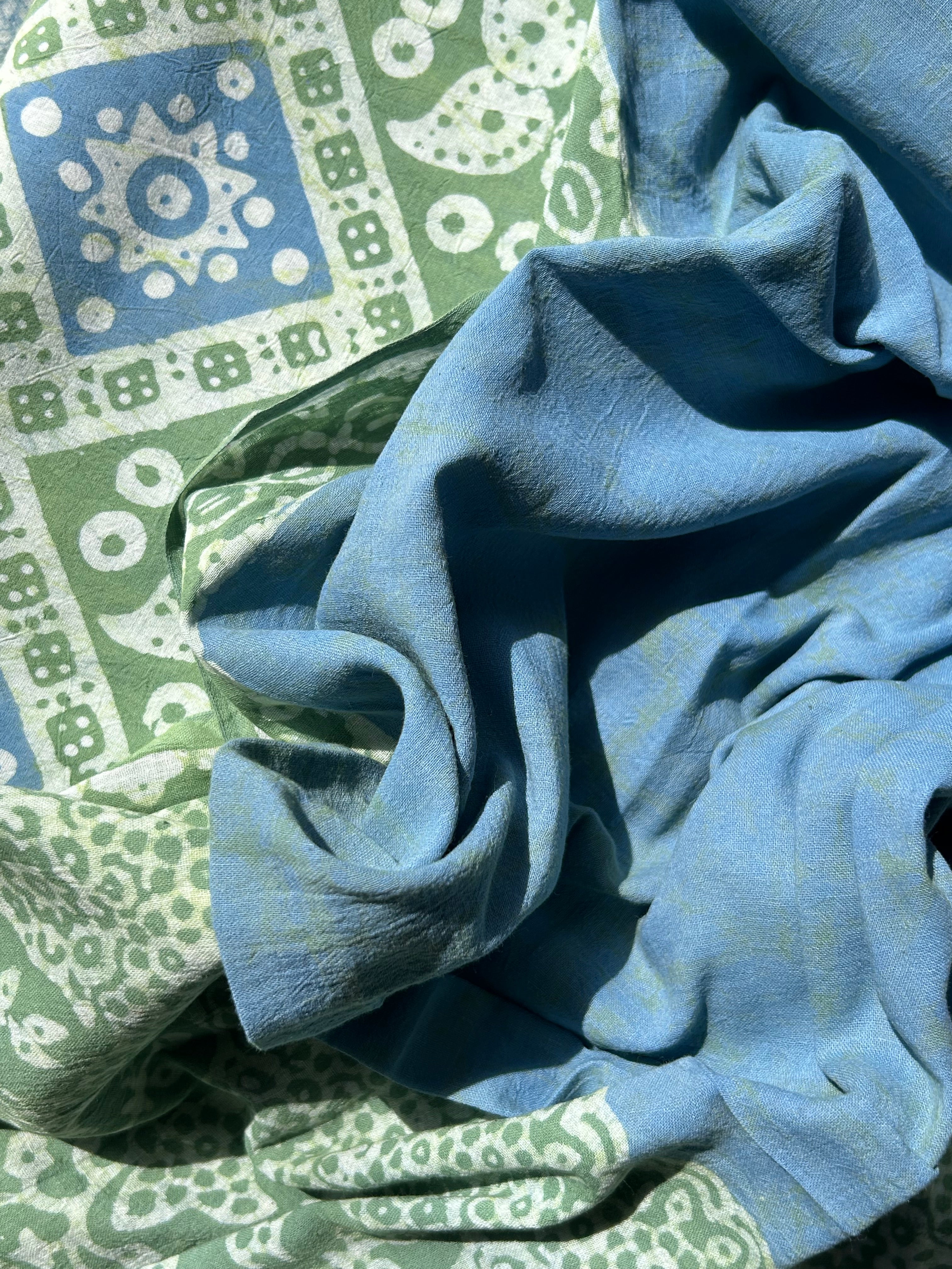 Handblock Batik Cotton Suit