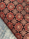 Ajrakh Machine Kantha Cotton(2.5m)