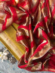 Handwoven Maheshwari Kurta Dupatta Set - Gold Yellow