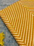 Handblock Print  Cotton Fabric - Turmeric Yellow