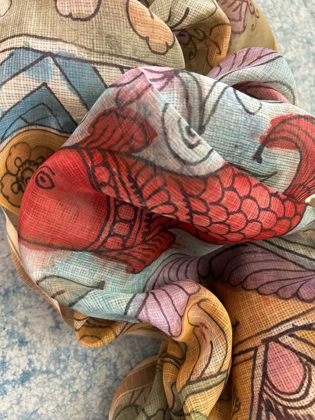 Handwoven Handcrafted Kalamkari Set
