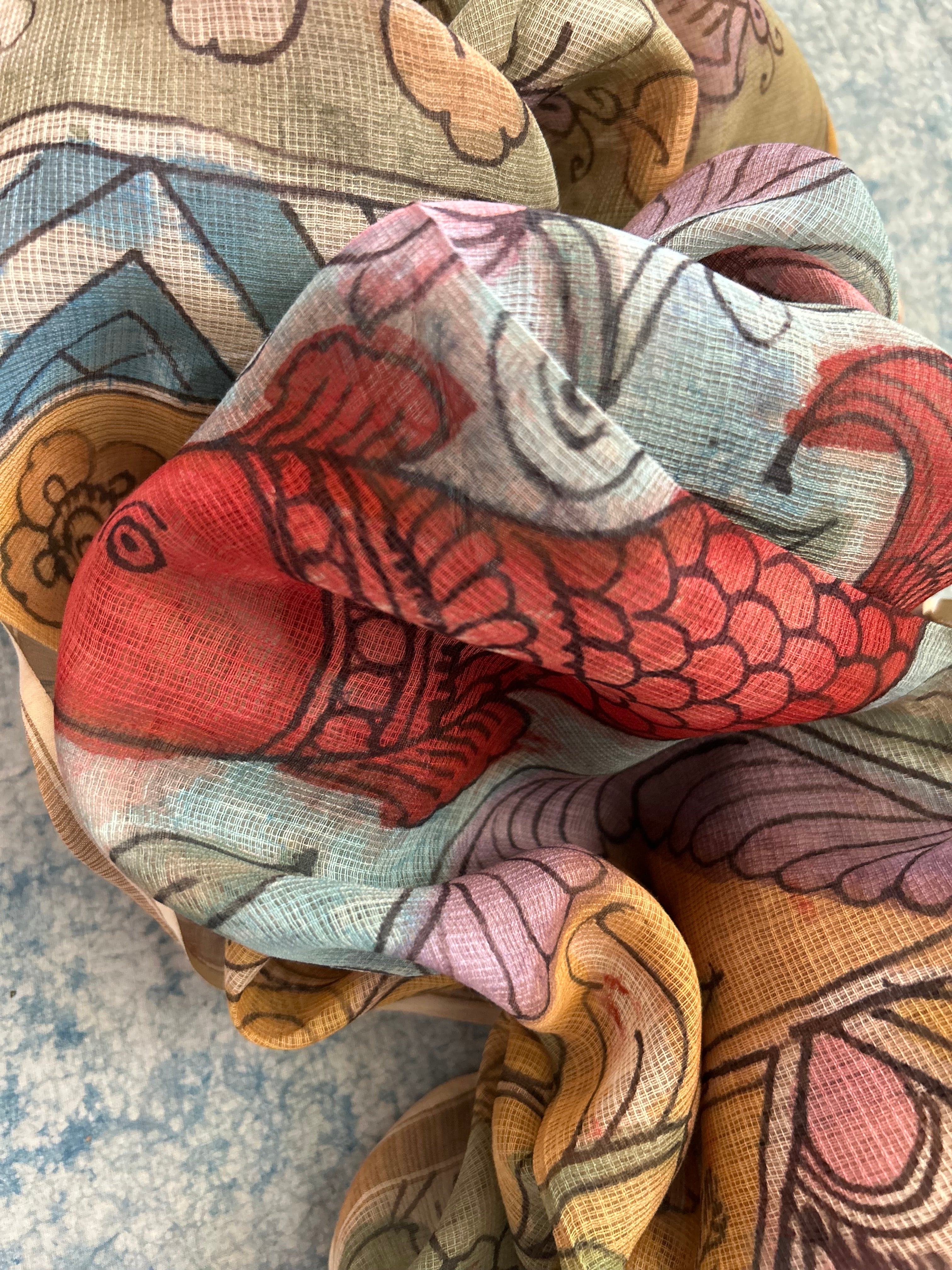 Handwoven Handcrafted Kalamkari Set