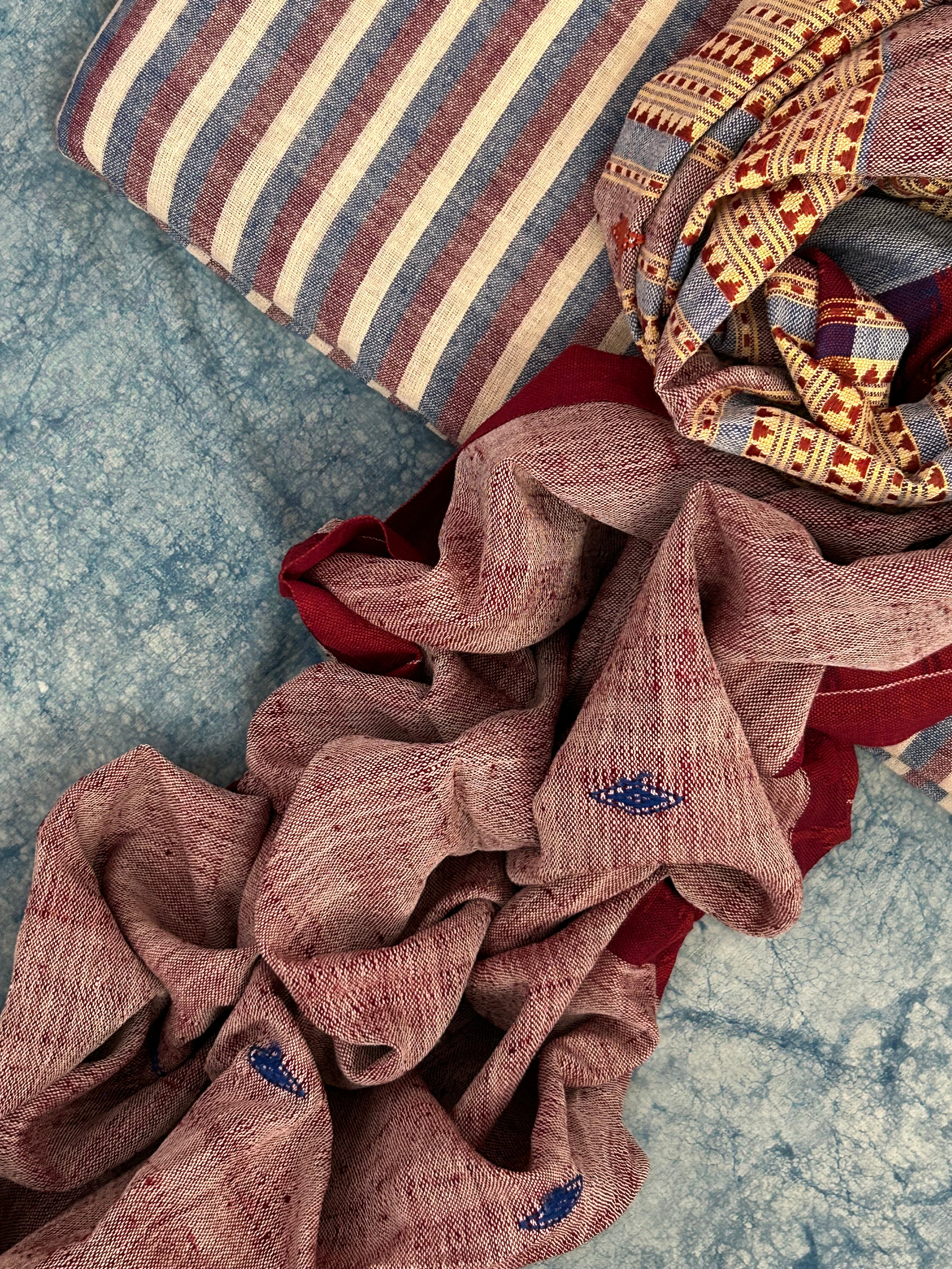Handspun Handwoven Kotpad Kurta Dupatta Set