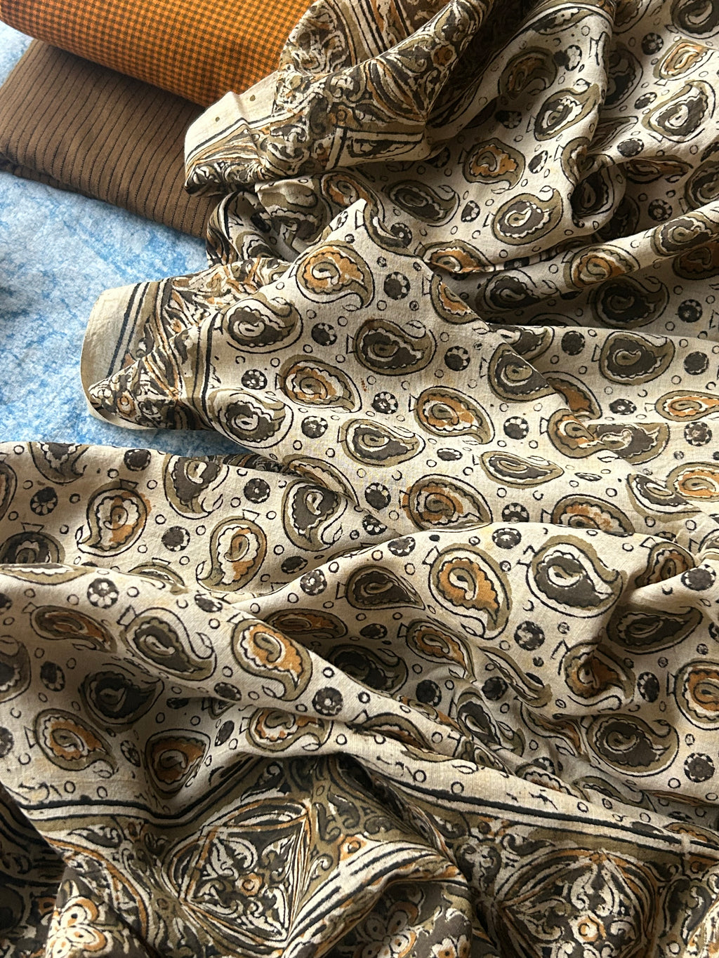 Sahaj - Handwoven and Handblock printed Kalamkari Set