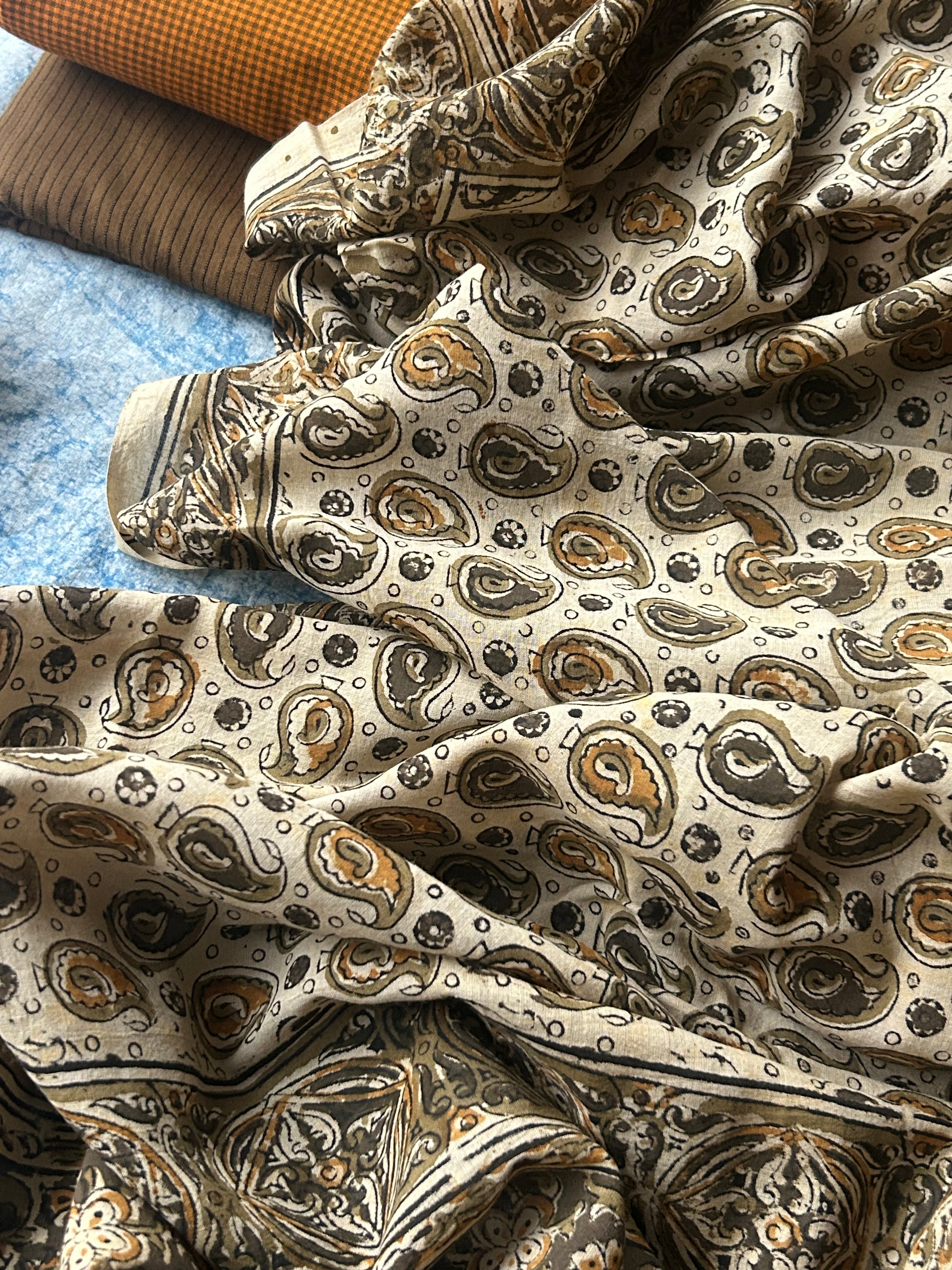 Sahaj - Handwoven and Handblock printed Kalamkari Set
