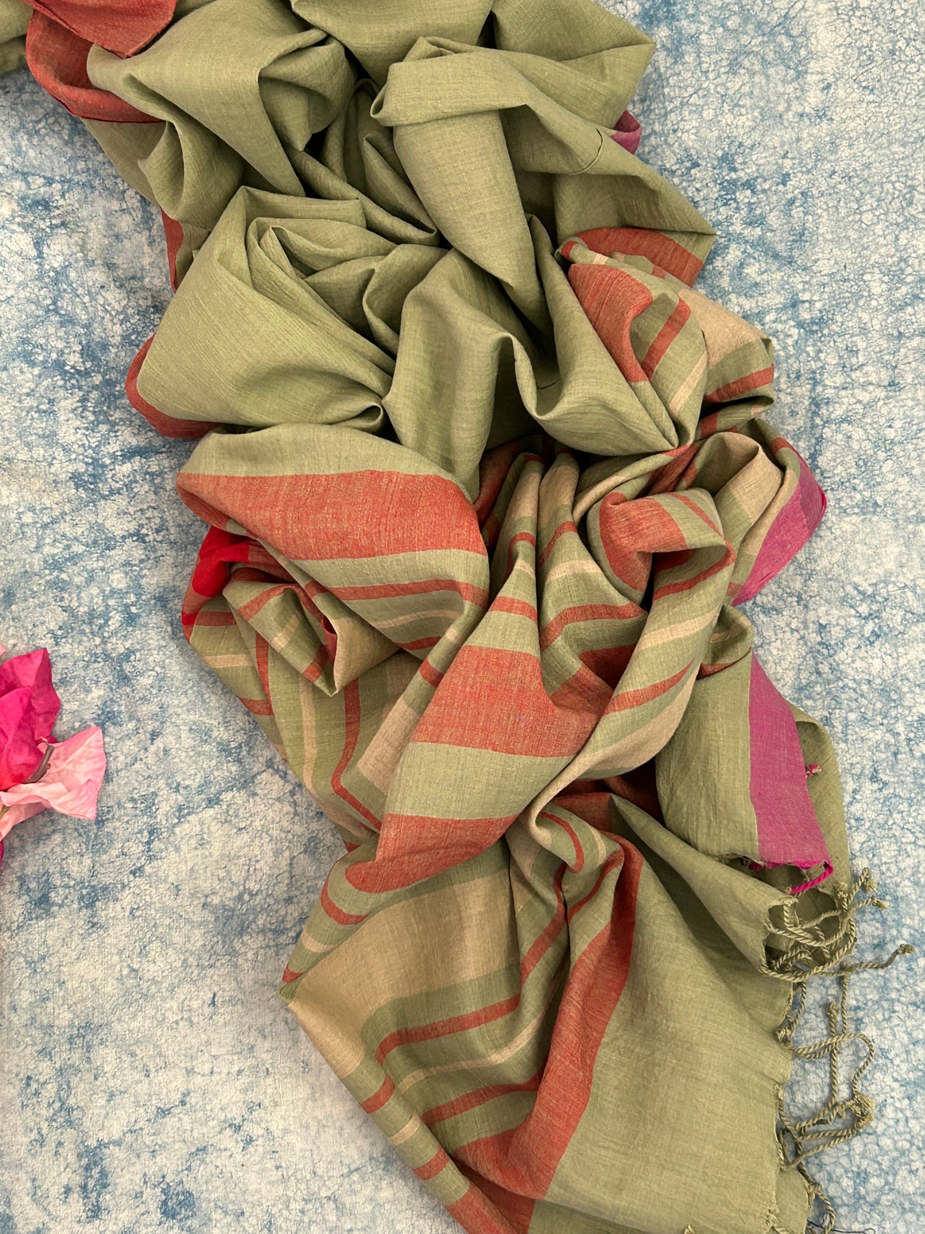 Handwoven Bengal Jamdani Kurta Dupatta set