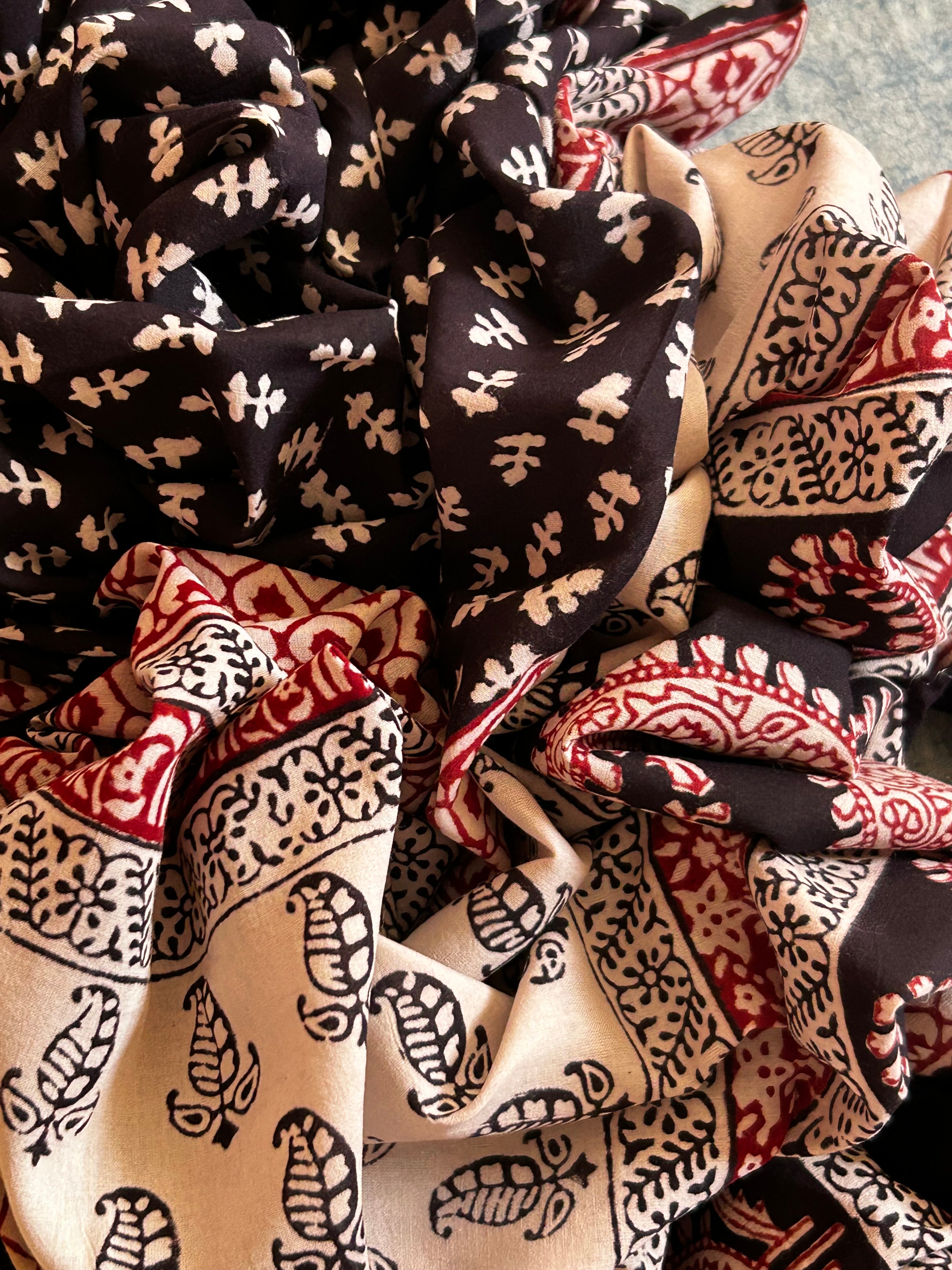 Natural Dyed Bagh Block Print Cotton Suit