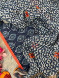 Handblock Handdone Embroidery Cotton Kota Suit