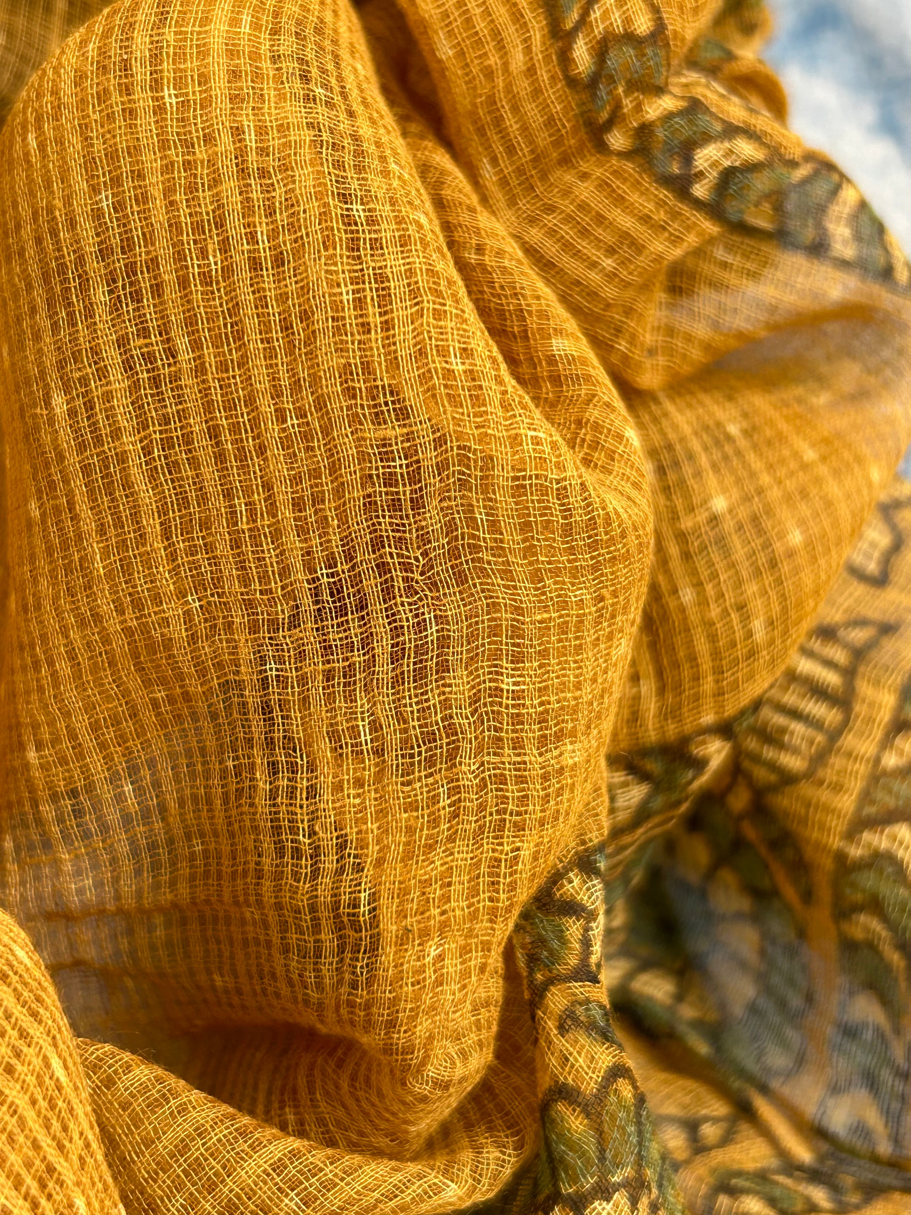 Natural Dyes Handcrafted Ajrakh Kota Suit