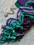 Mayur - Handwoven Telangana cotton and Ilkal Dupatta Set