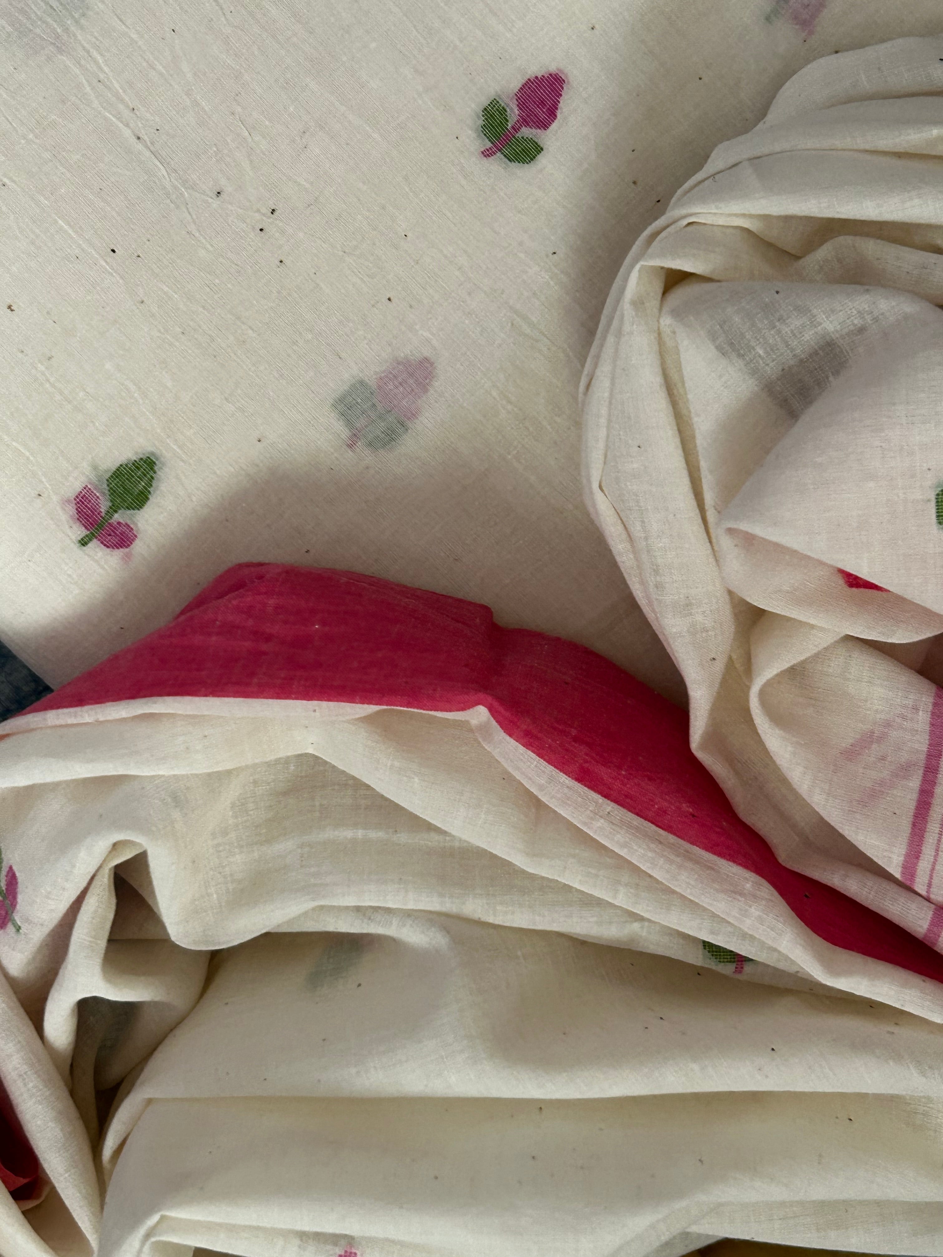 Daisy - Handwoven Bengal Jamdani Kurta Dupatta set