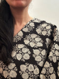 Bagru Handblock Cotton -Black