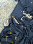 Neel Kamal - Handwoven Bengal Jamdani Kurta Dupatta set