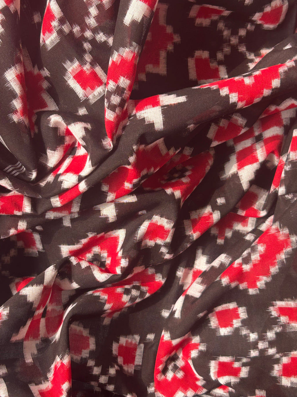 Handwoven Ikat Kurta Telia Dupatta Set