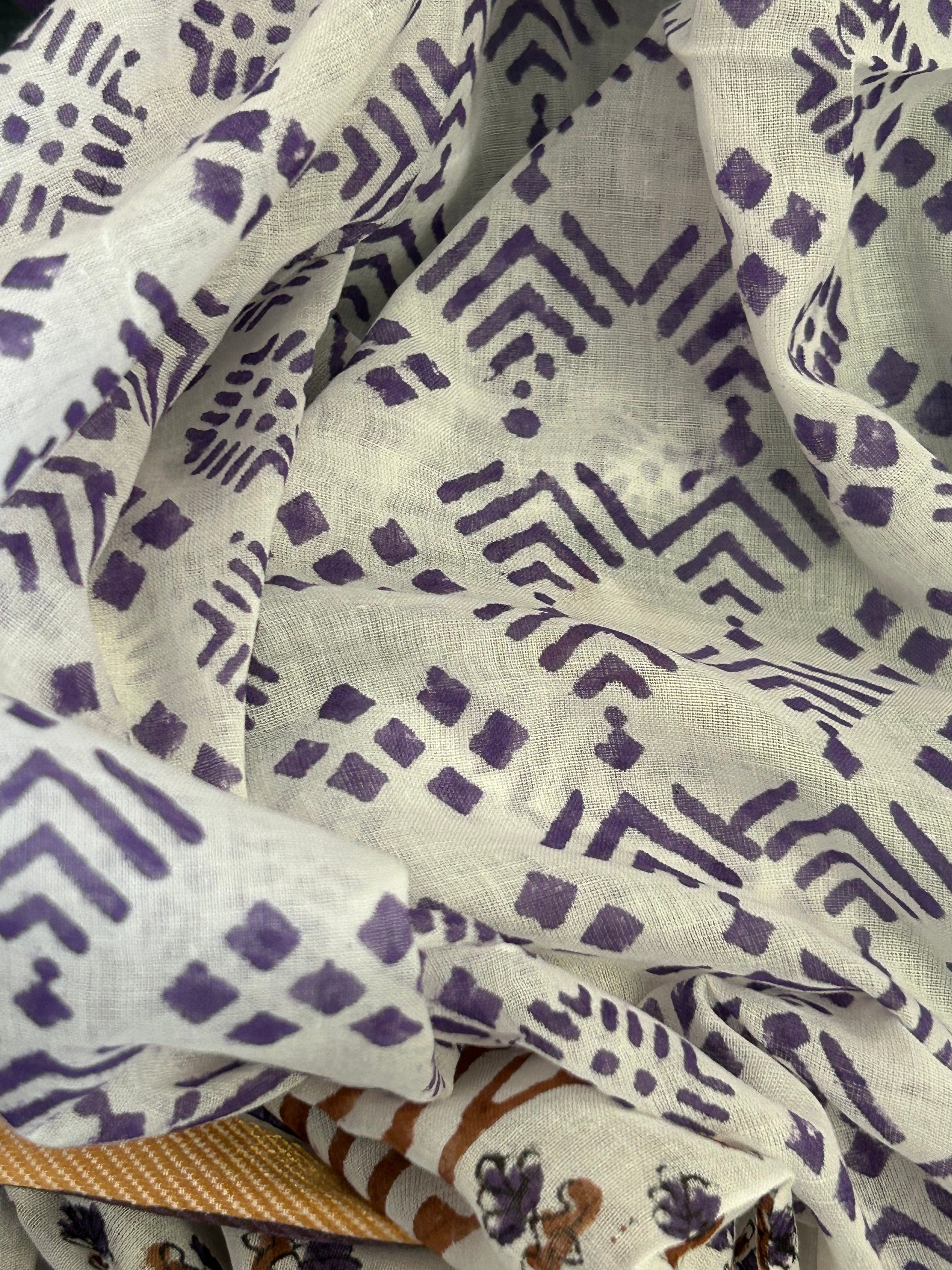 Handblock Azo-free Dye Cotton Suit Set