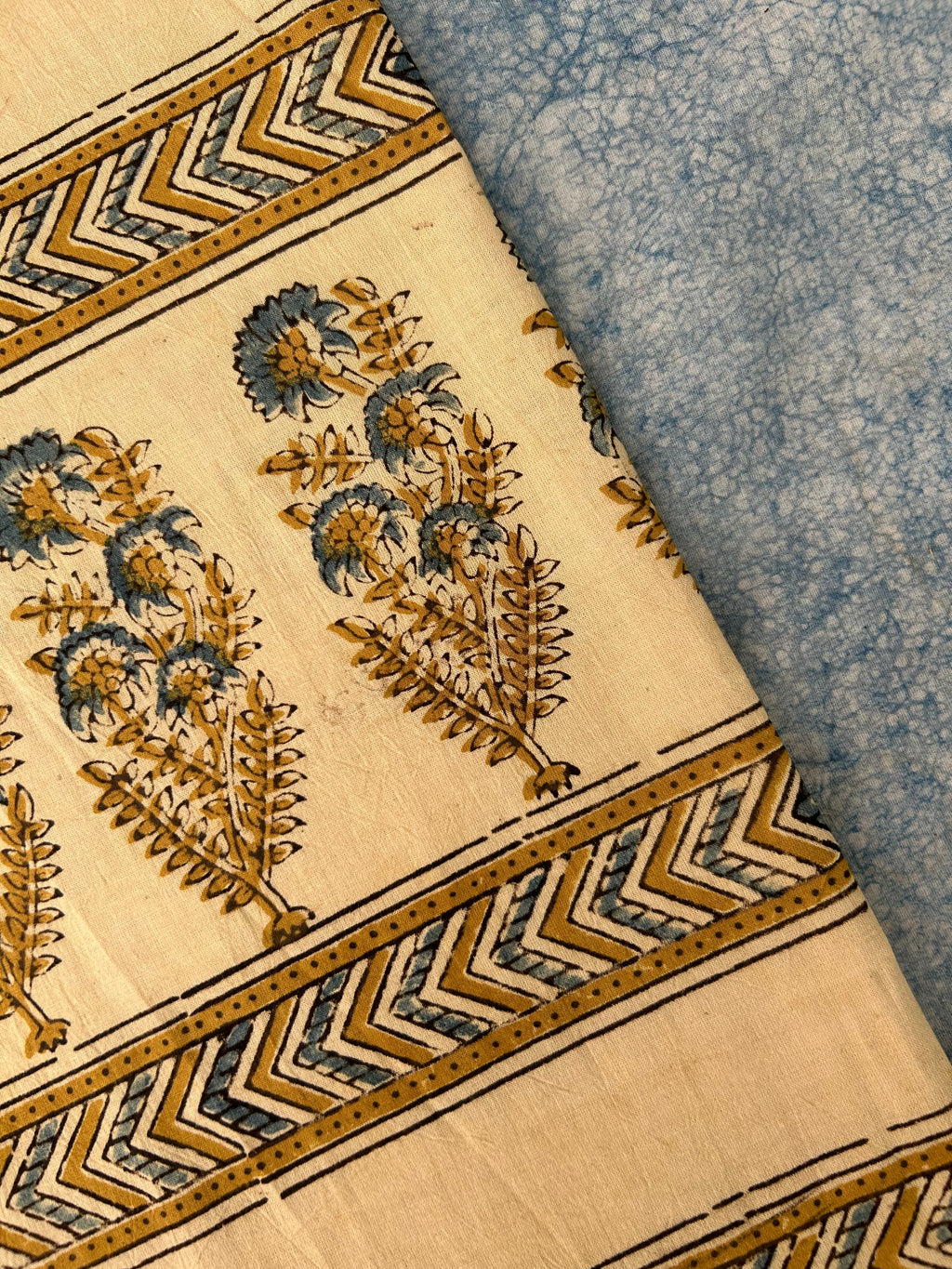 Natural Dyes Hand Block Ajrakh Dupatta