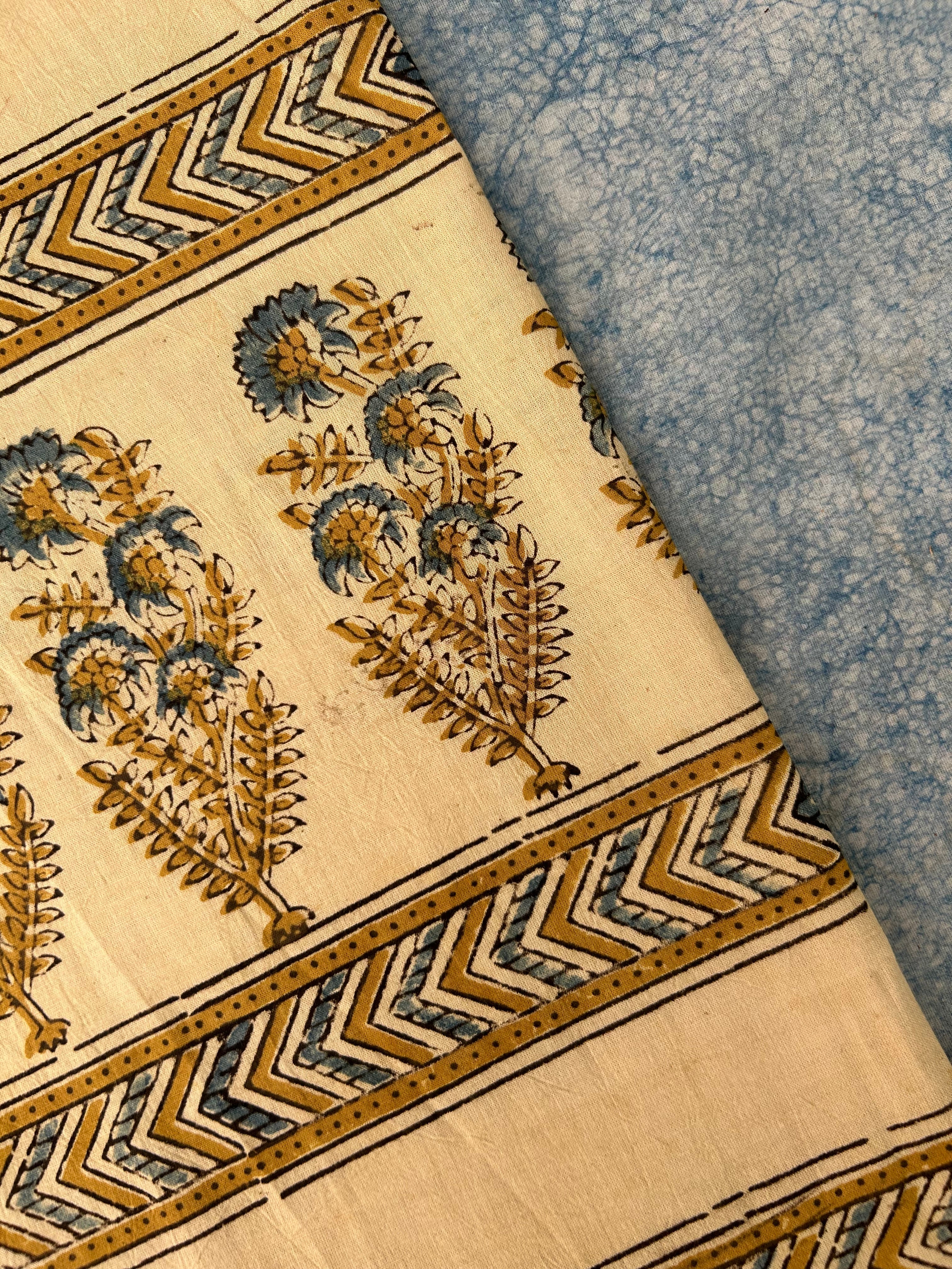 Natural Dyes Hand Block Ajrakh Dupatta