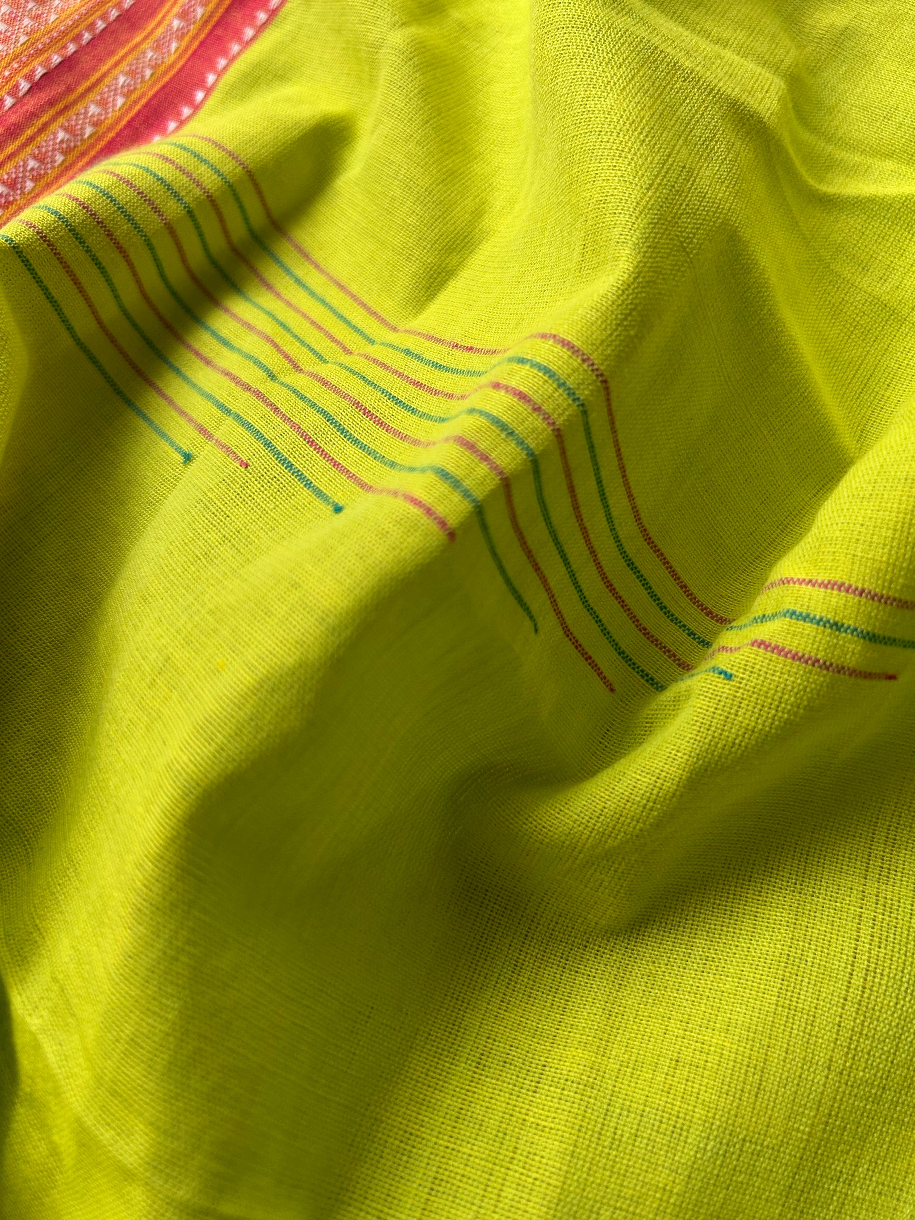 Vaasanti - Handwoven Telangana cotton and Ilkal Dupatta Set