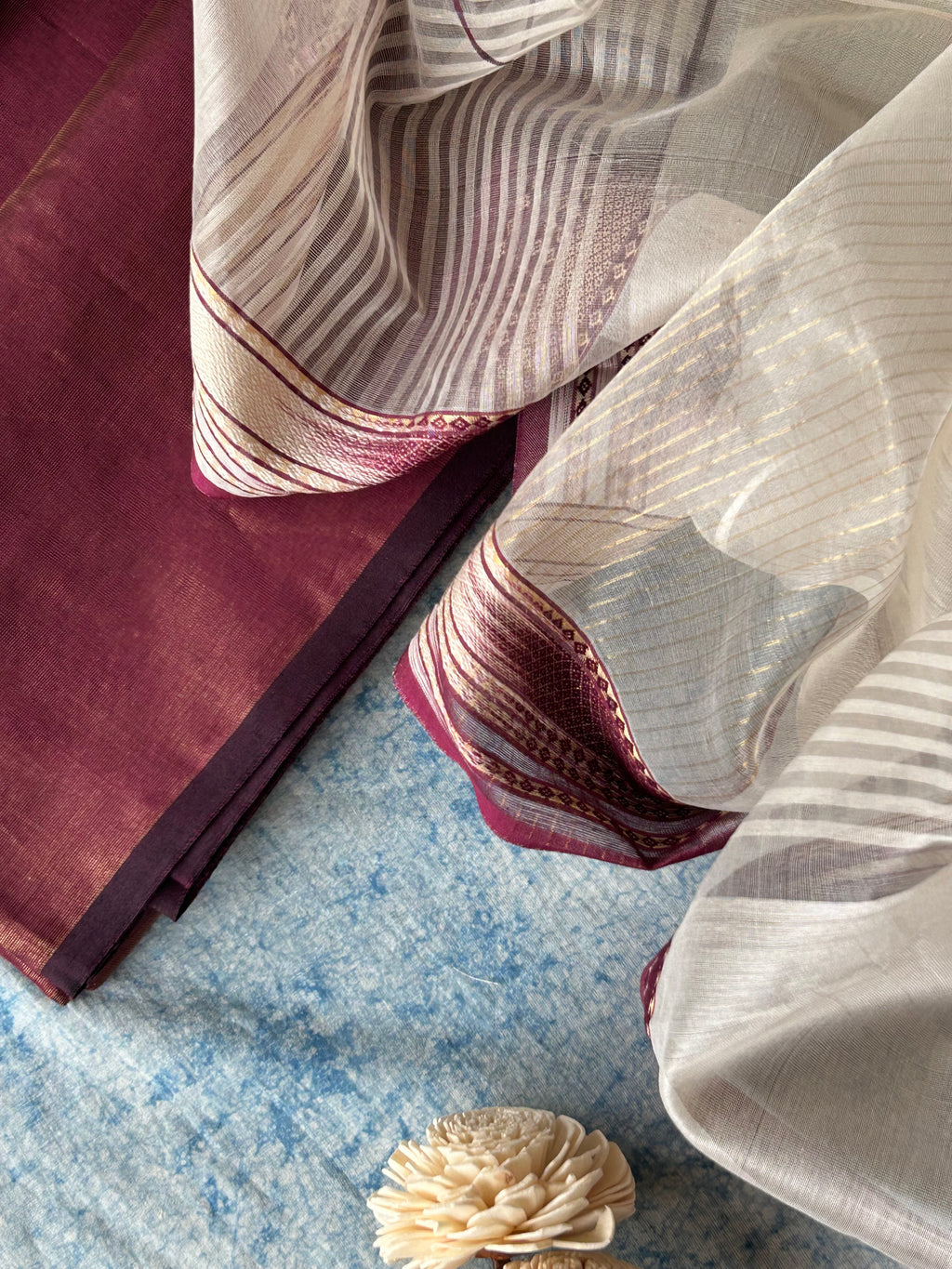 Utsav - Handwoven Maheshwari Kurta Dupatta Set