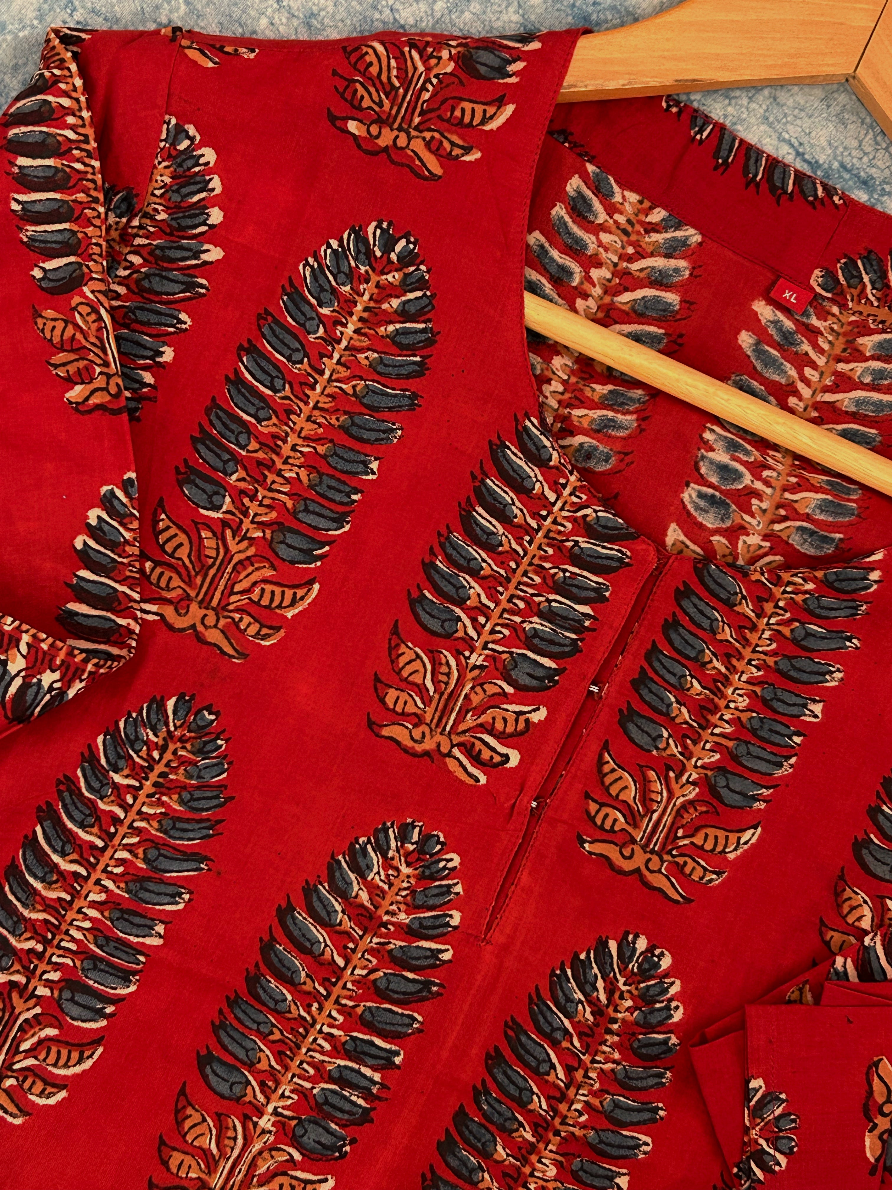Handblock Cotton Kurta