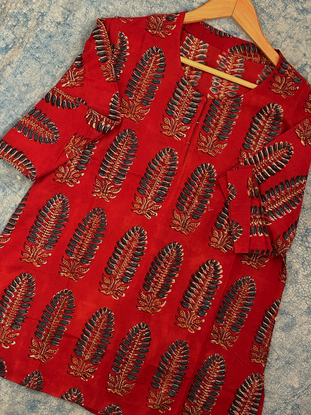 Handblock Cotton Kurta
