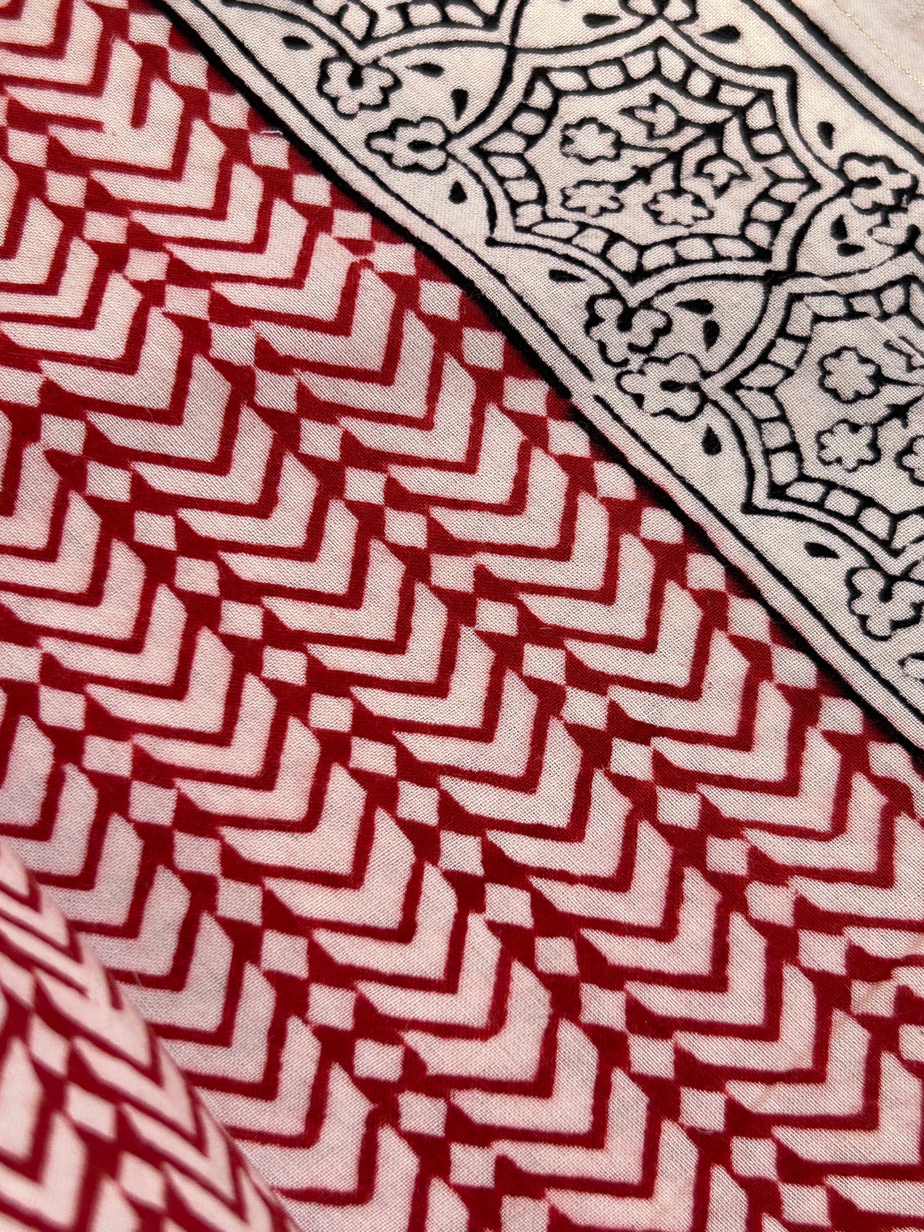 Natural Dyed Bagh Block Print Cotton Suit