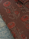 Natural Dyes Handblock Ajrakh Cotton Fabric 340 INR/metre