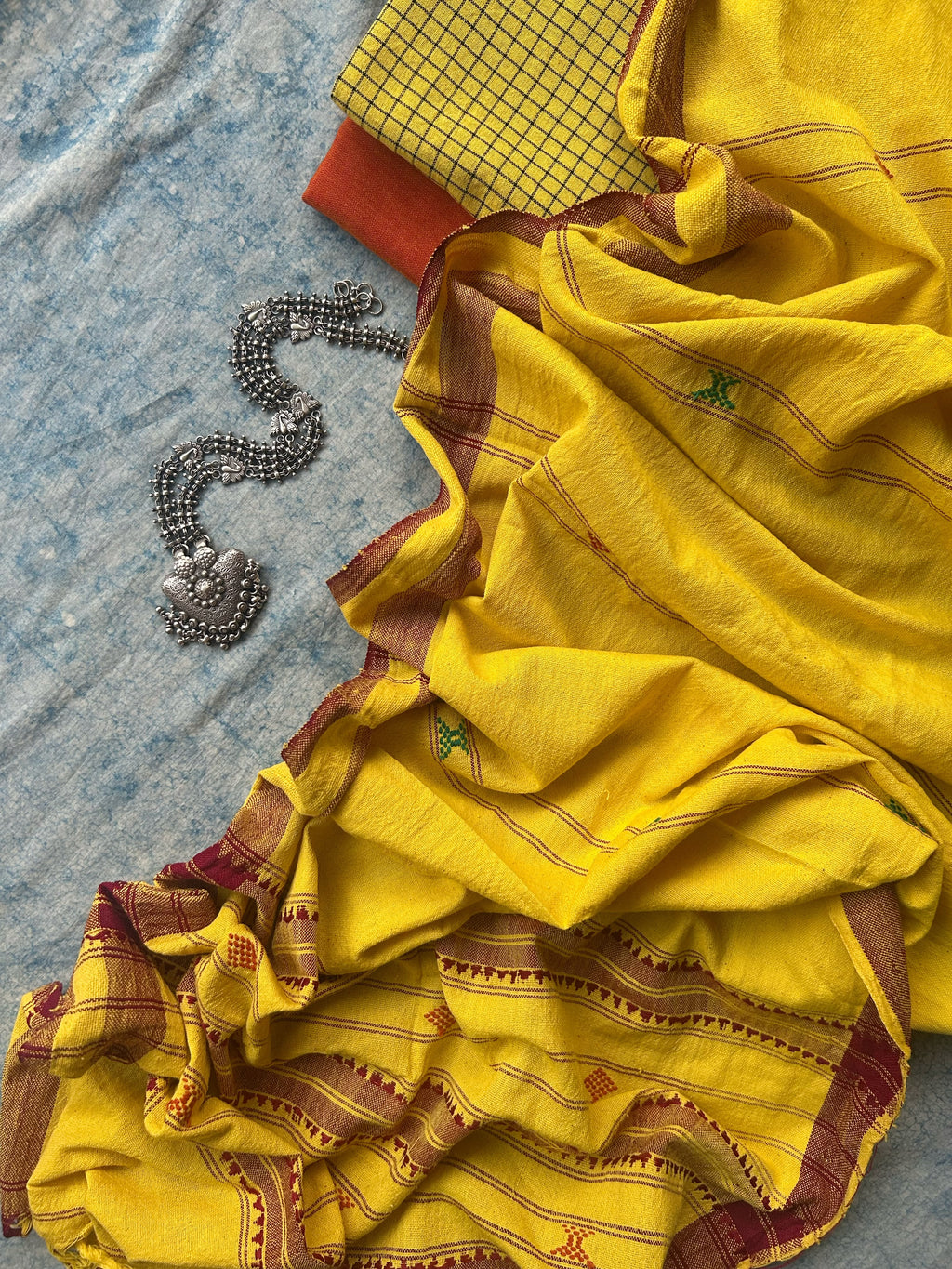 Sanjh - Handspun Handwoven Kotpad Suit Set