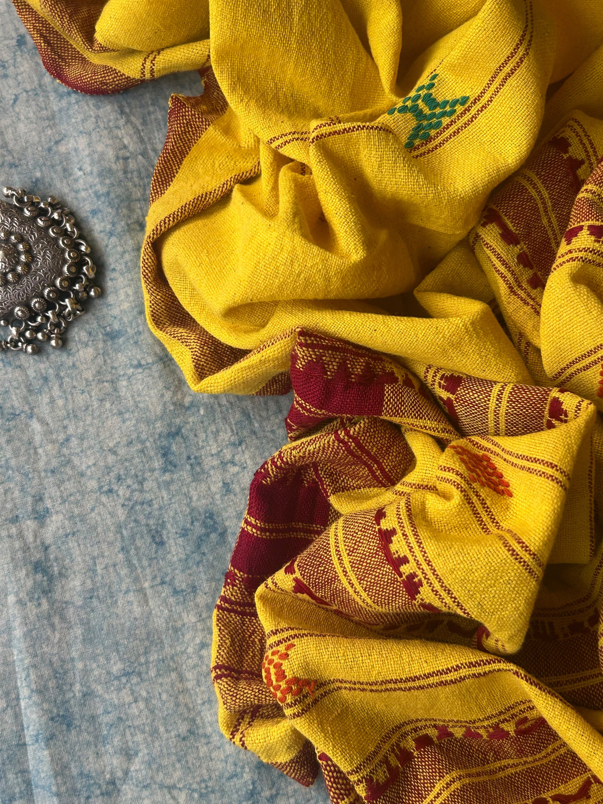 Sanjh - Handspun Handwoven Kotpad Suit Set