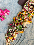 Handwoven Handcrafted Kalamkari Kurta Dupatta Set