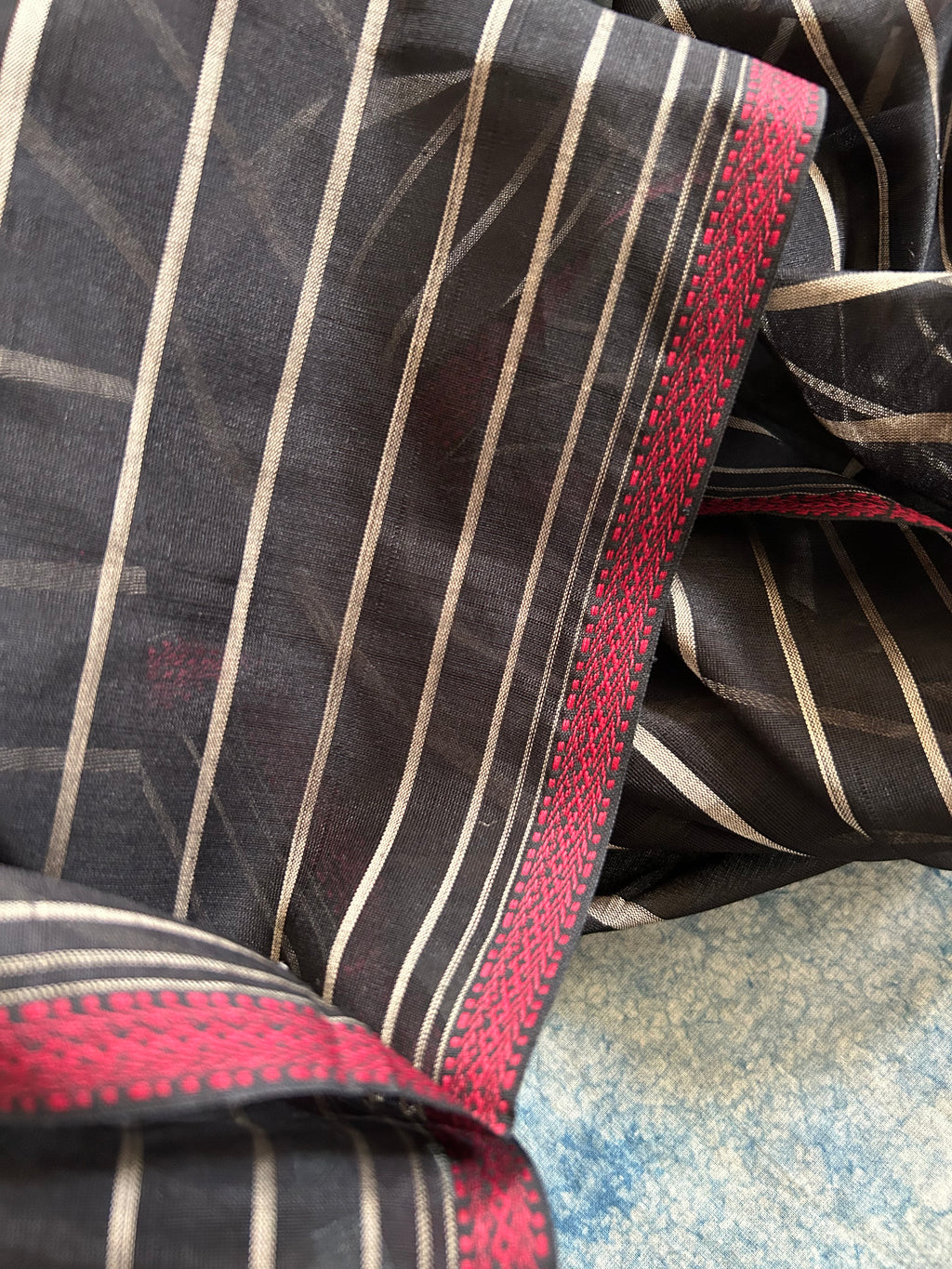 Handwoven Maheshwari Kurta Dupatta Set