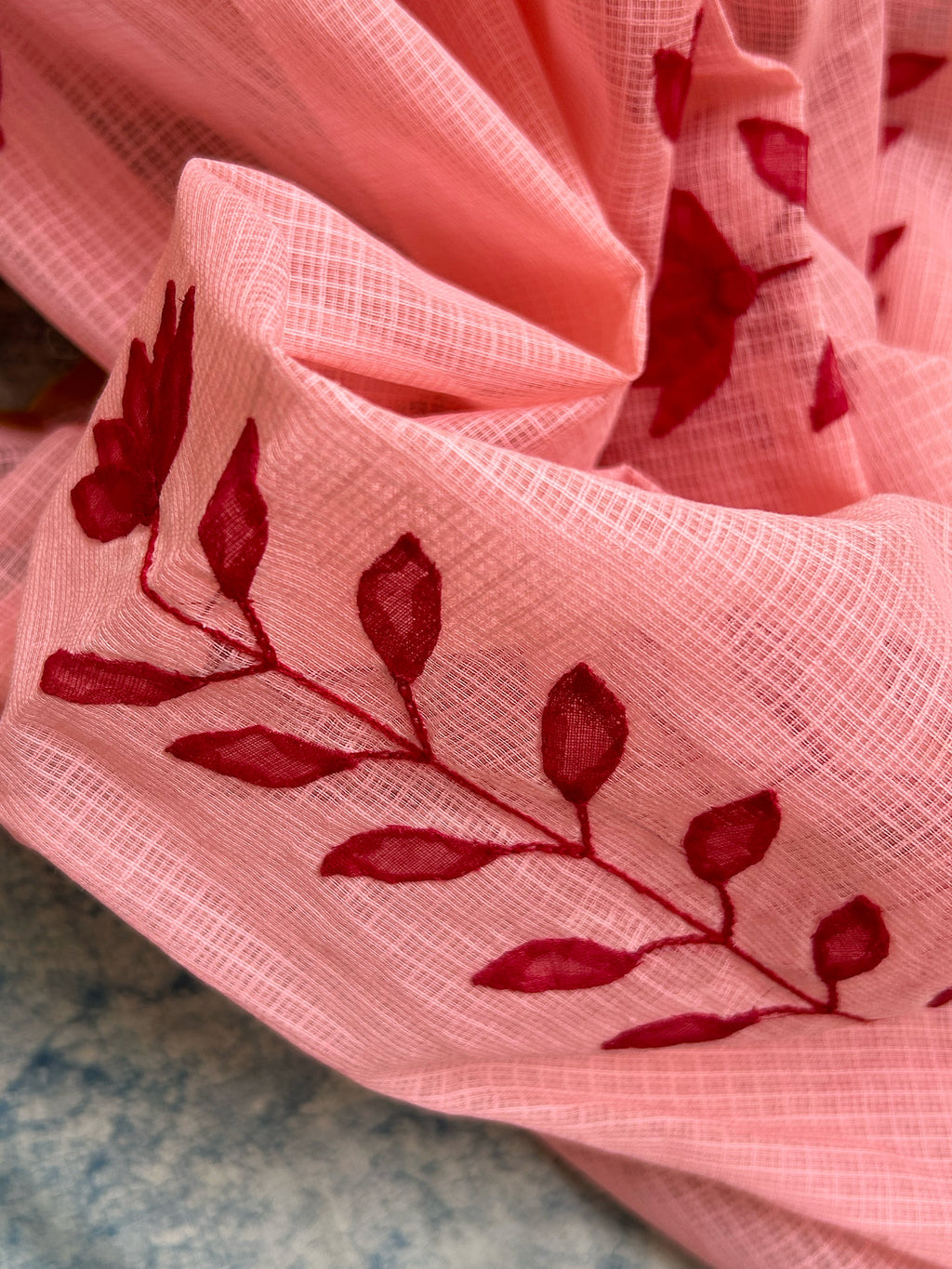 Handblock Handdone Applique Cotton Kota Suit