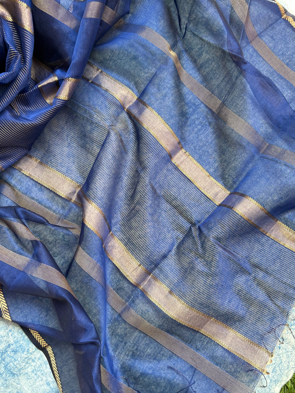 Handwoven Maheshwari Kurta Dupatta Set