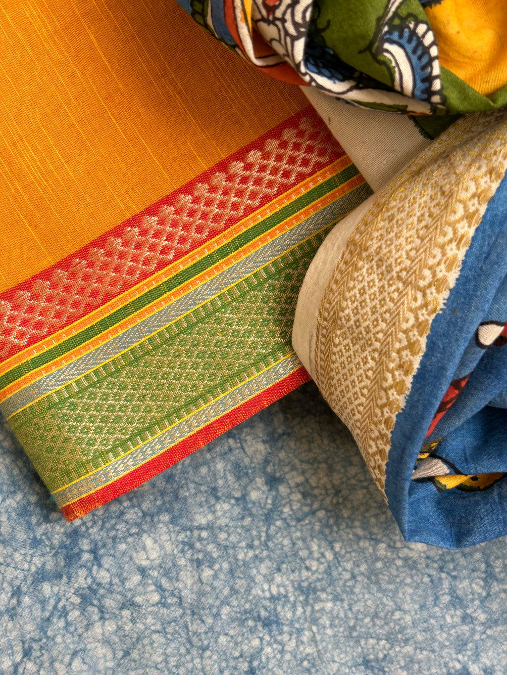 Handwoven Handcrafted Kalamkari Kurta Dupatta Set