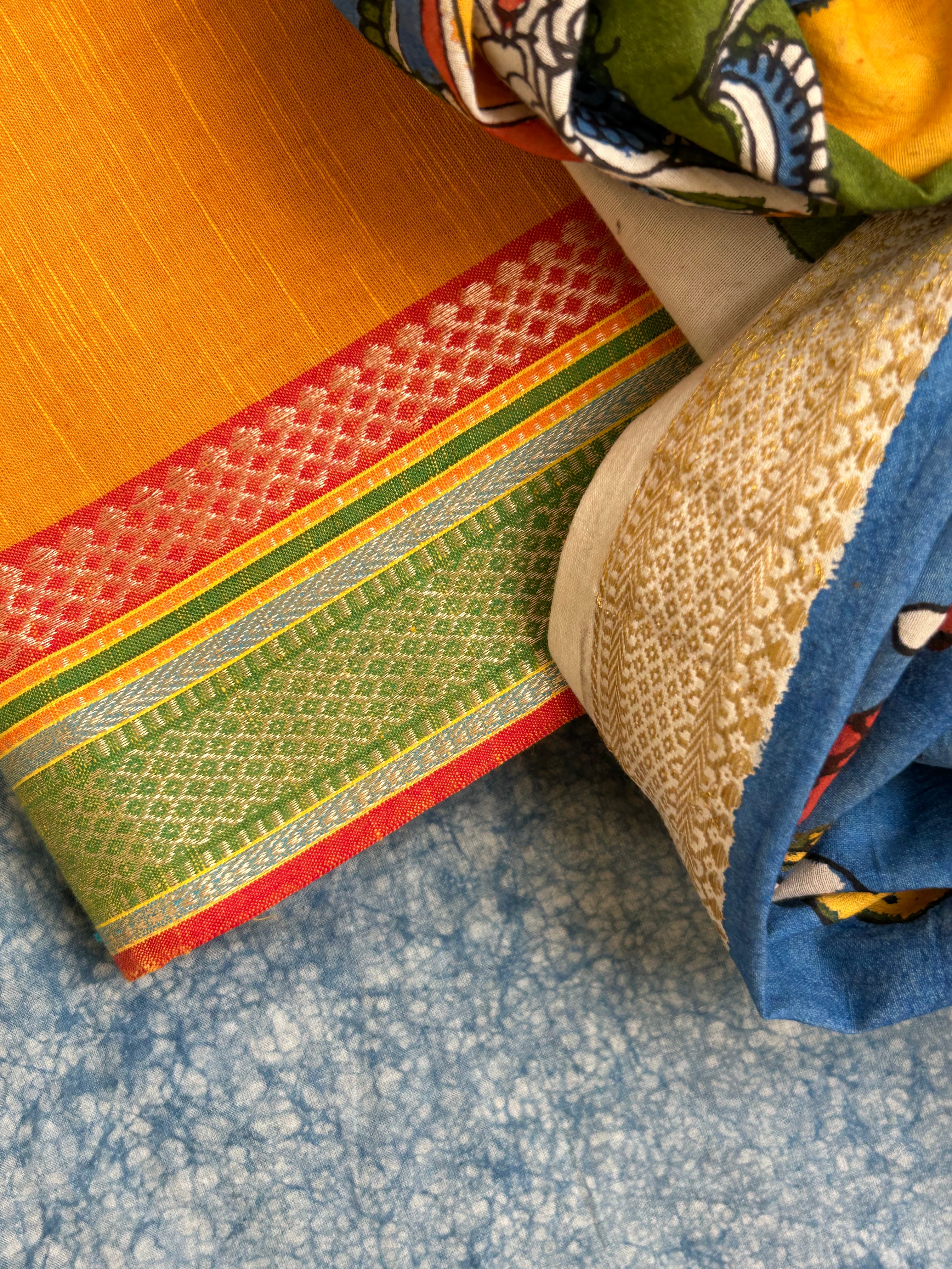 Handwoven Handcrafted Kalamkari Kurta Dupatta Set