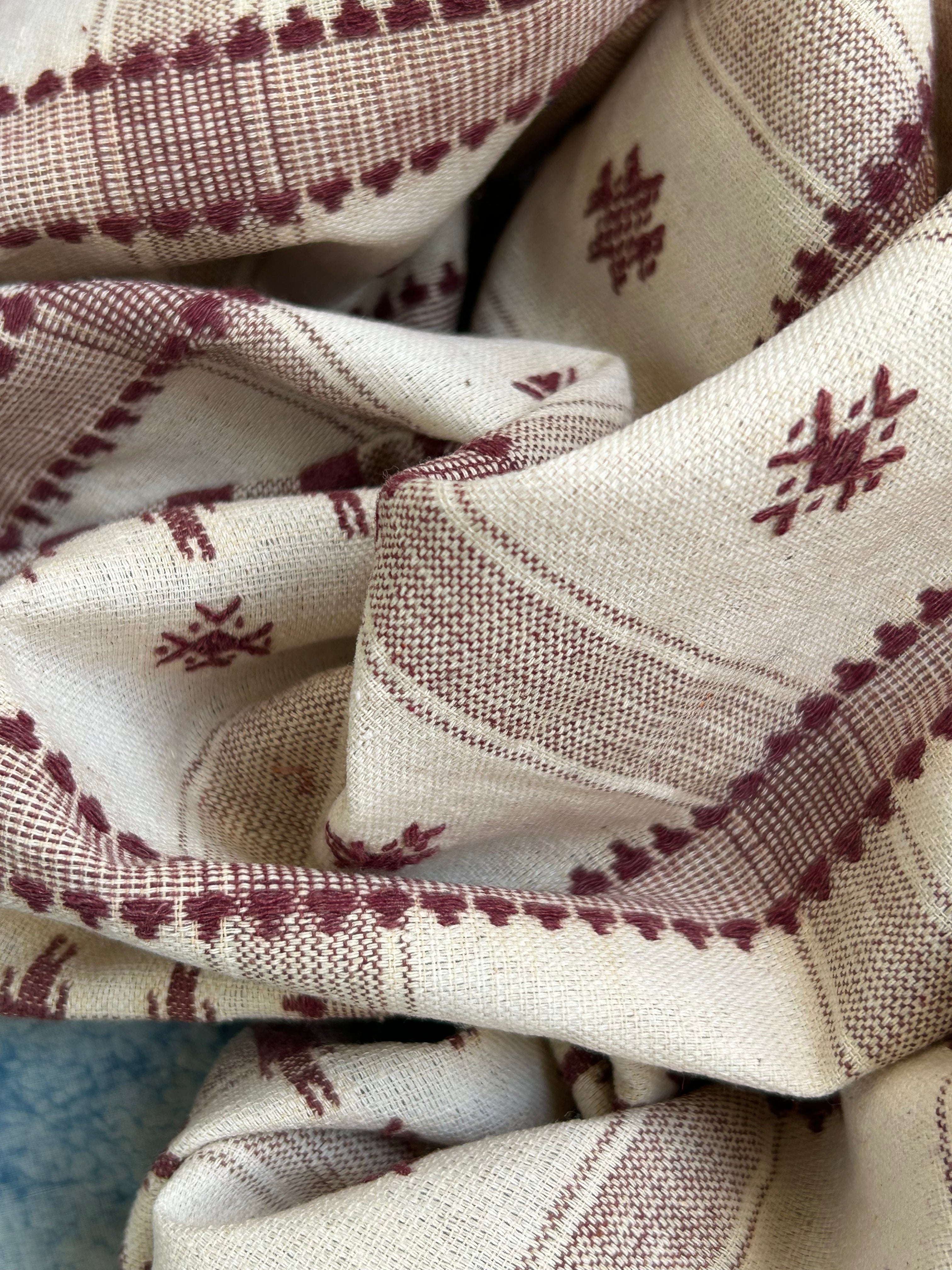 Handspun Handwoven Kotpad Kurta Stole Set