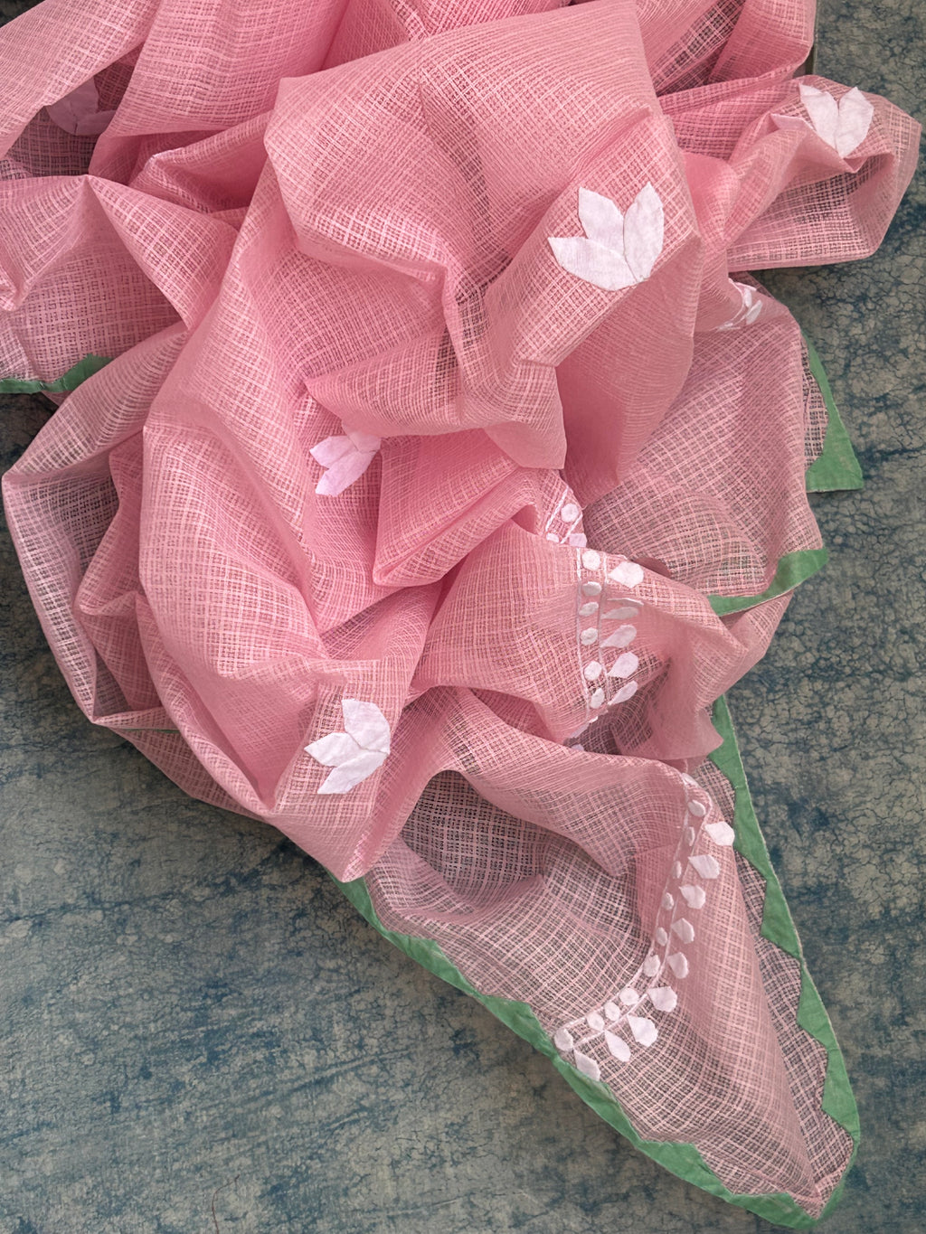 Handblock Handdone Applique Cotton Kota Suit